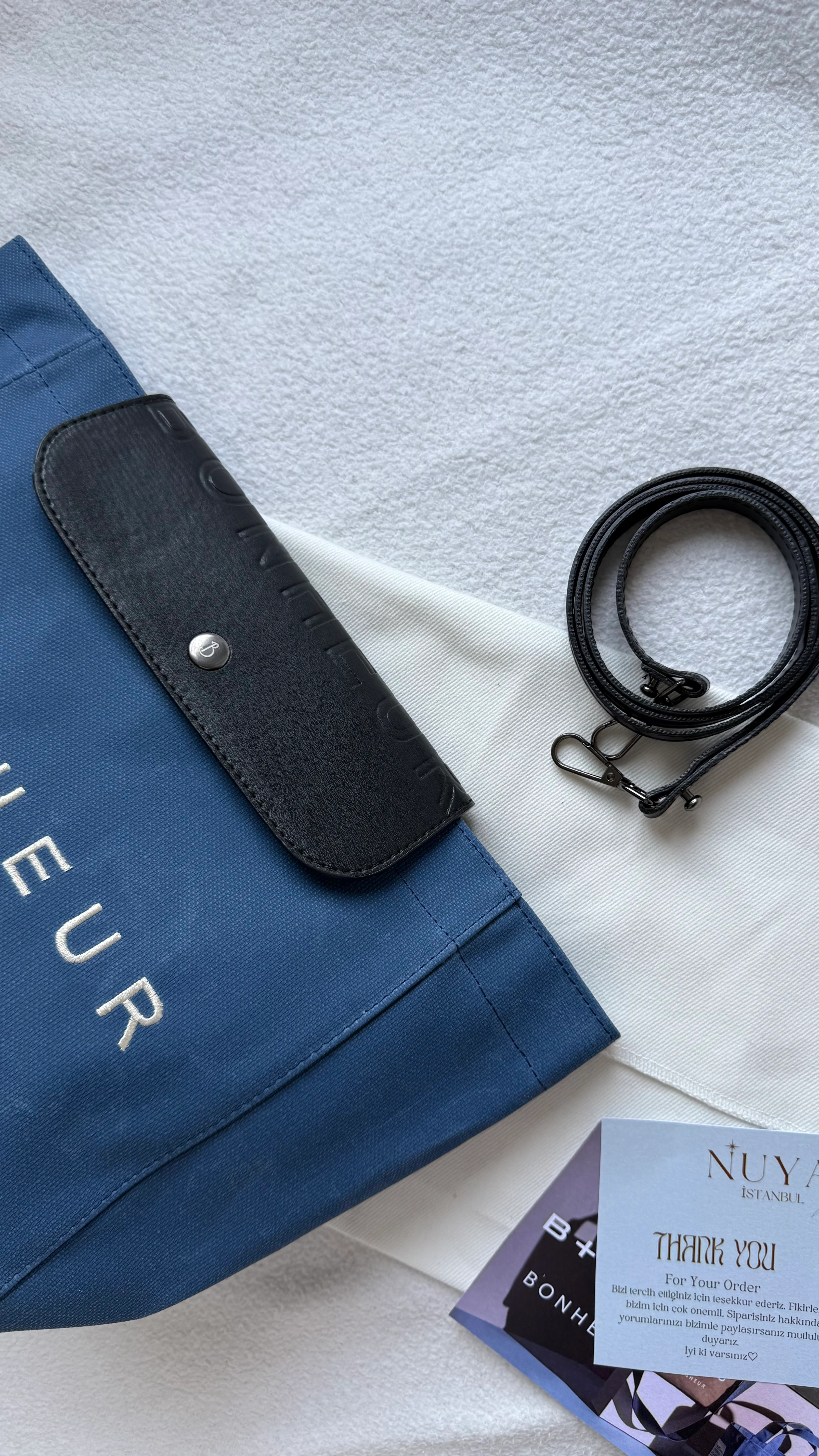 Bonheur Clutch+Bag N°6-PARİSİAN BLUE