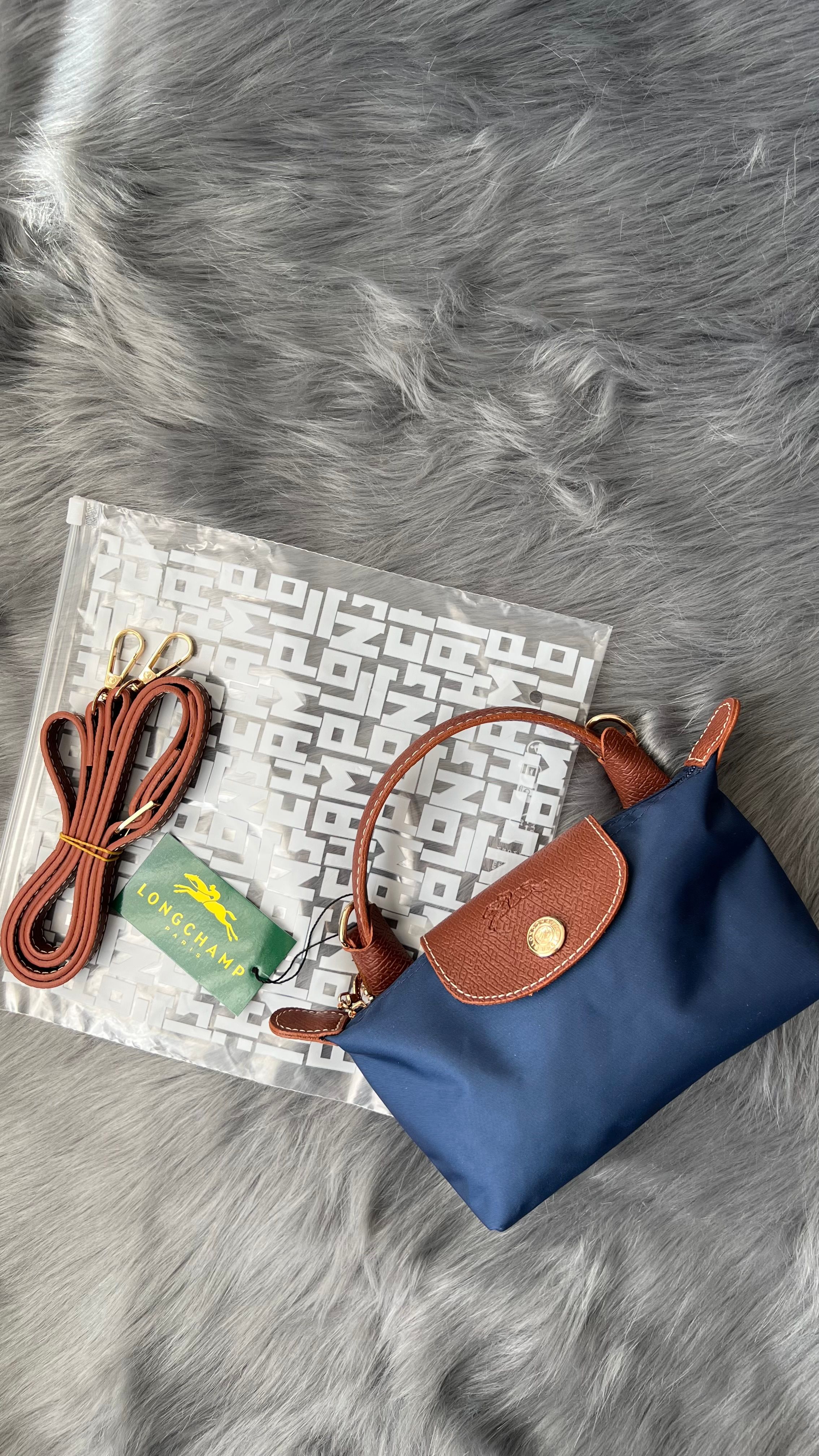 Longchamp Le Pliage Mini- Lacivert
