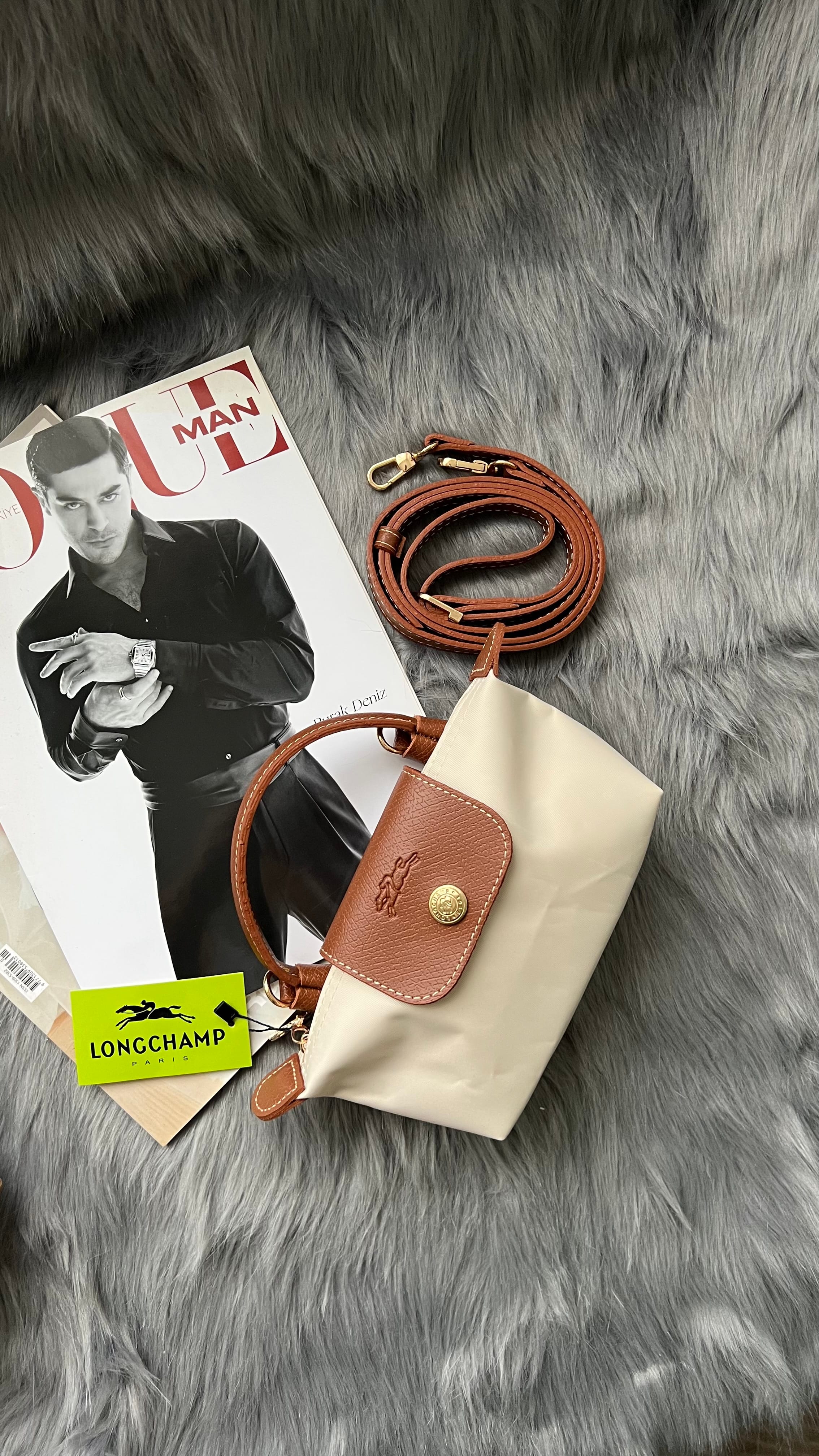 Longchamp Le Pliage Mini - Krem