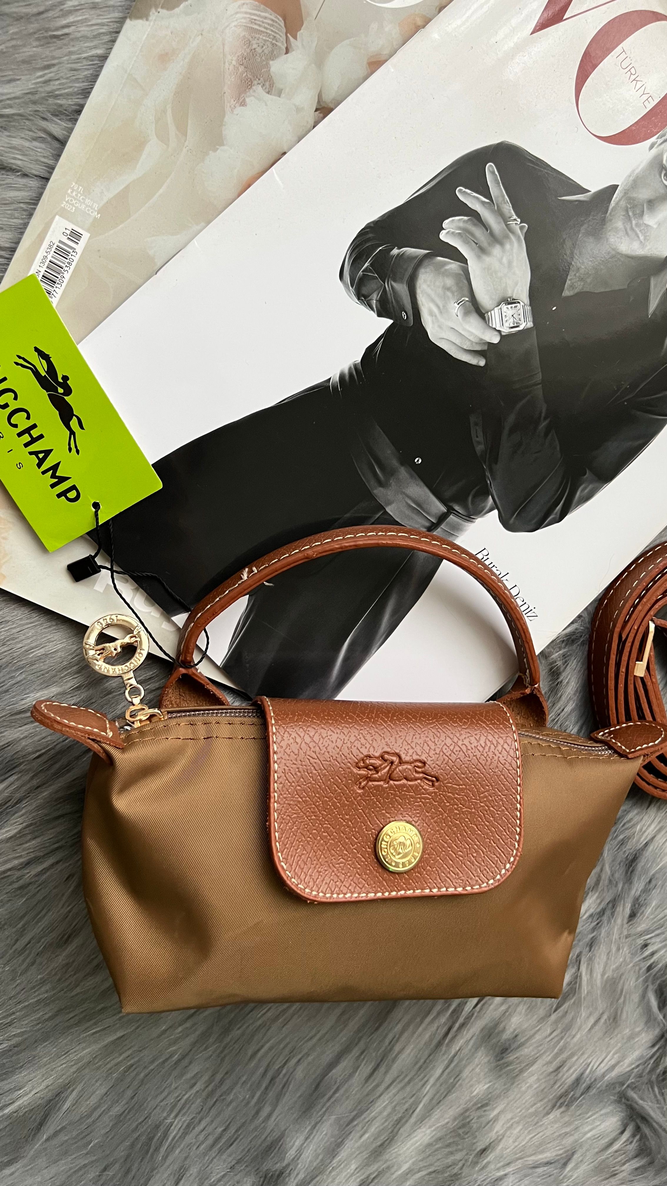 Longchamp Le Pliage Mini-Koyu Yeşil
