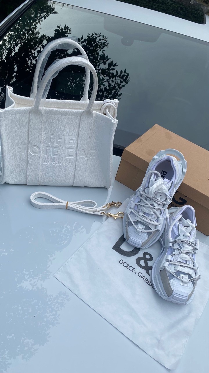 White DG & White Marc Jacobs Tote Bag