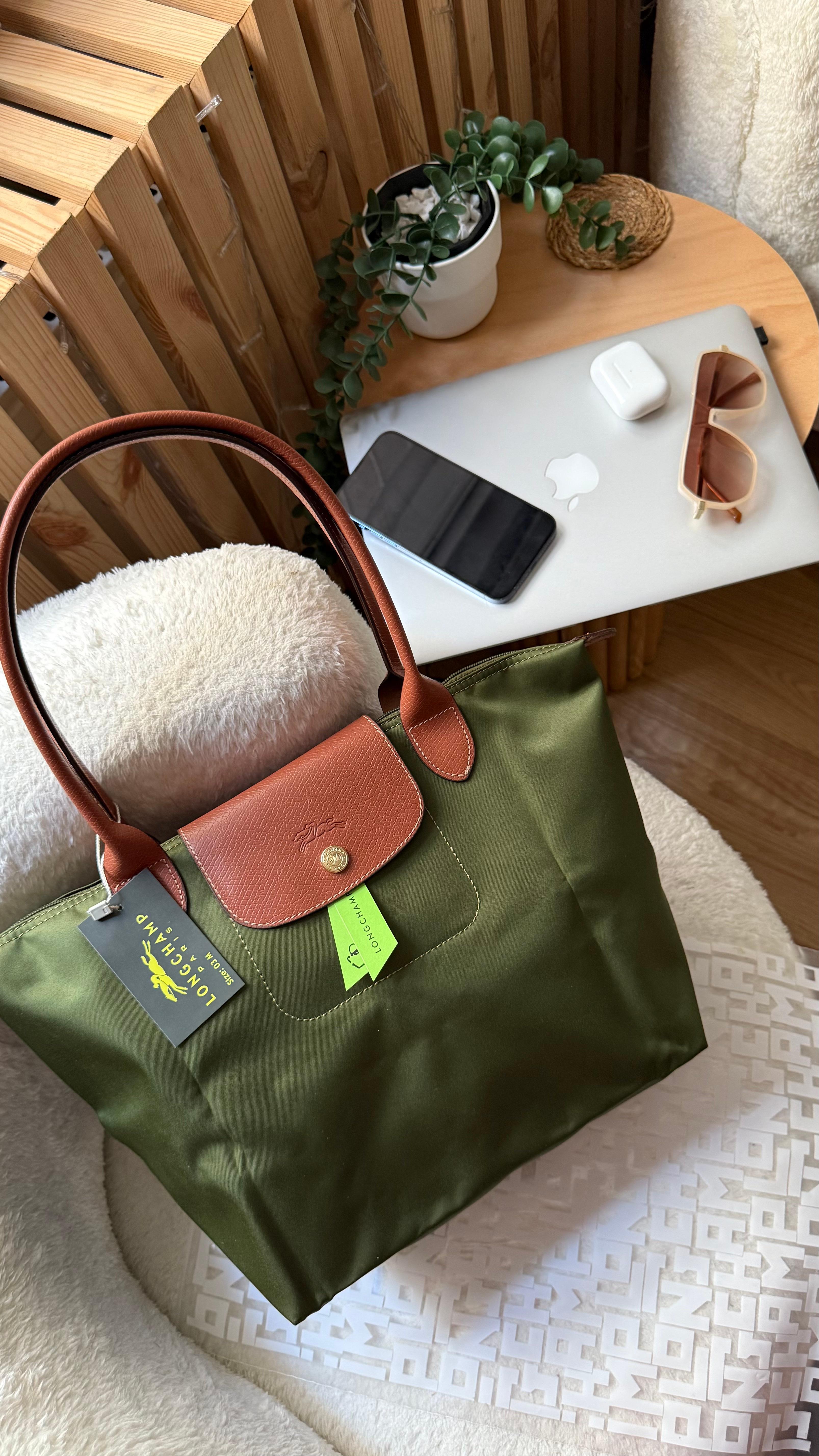 (İTHAL) Le Pliage Original Tote - YEŞİL
