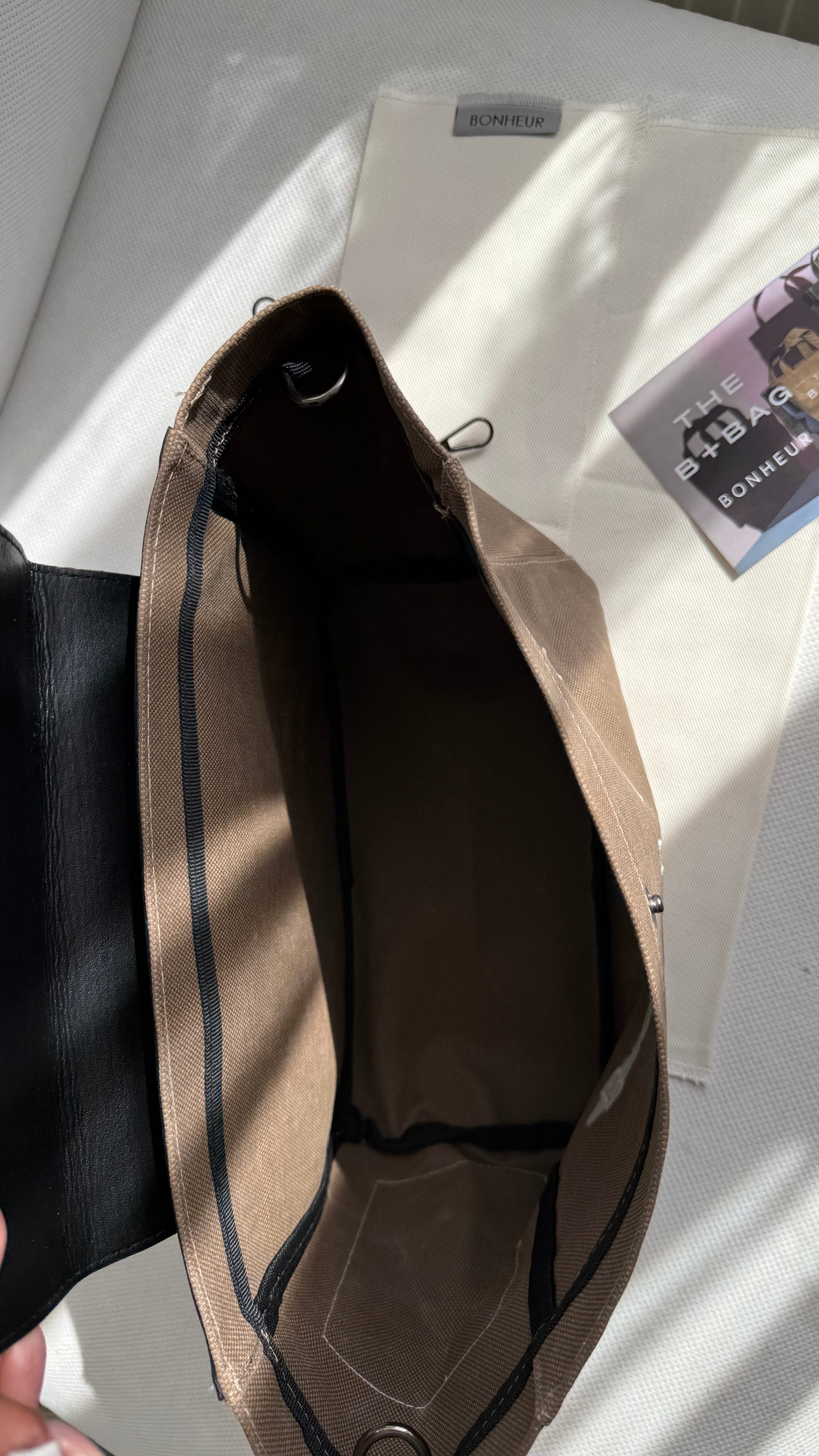 Bonheur Clutch+Bag N°6 CHOCOLATE MALT
