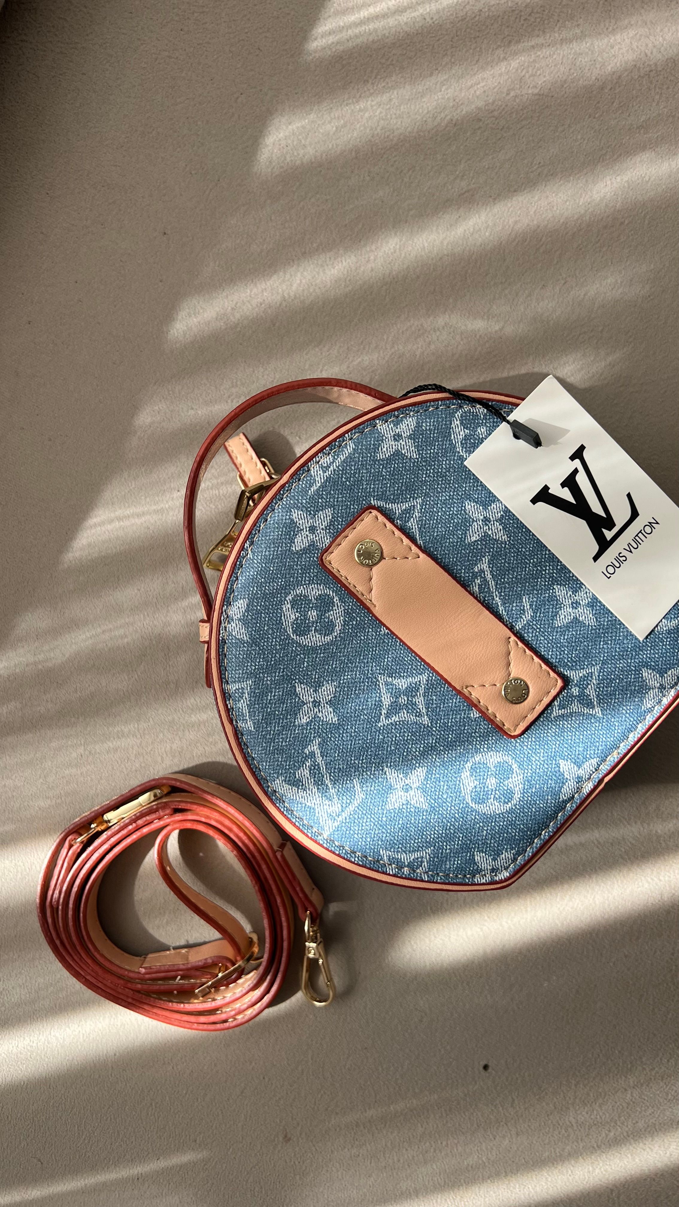 LV Boitte BAG -Açık KOT Rengi & Krem