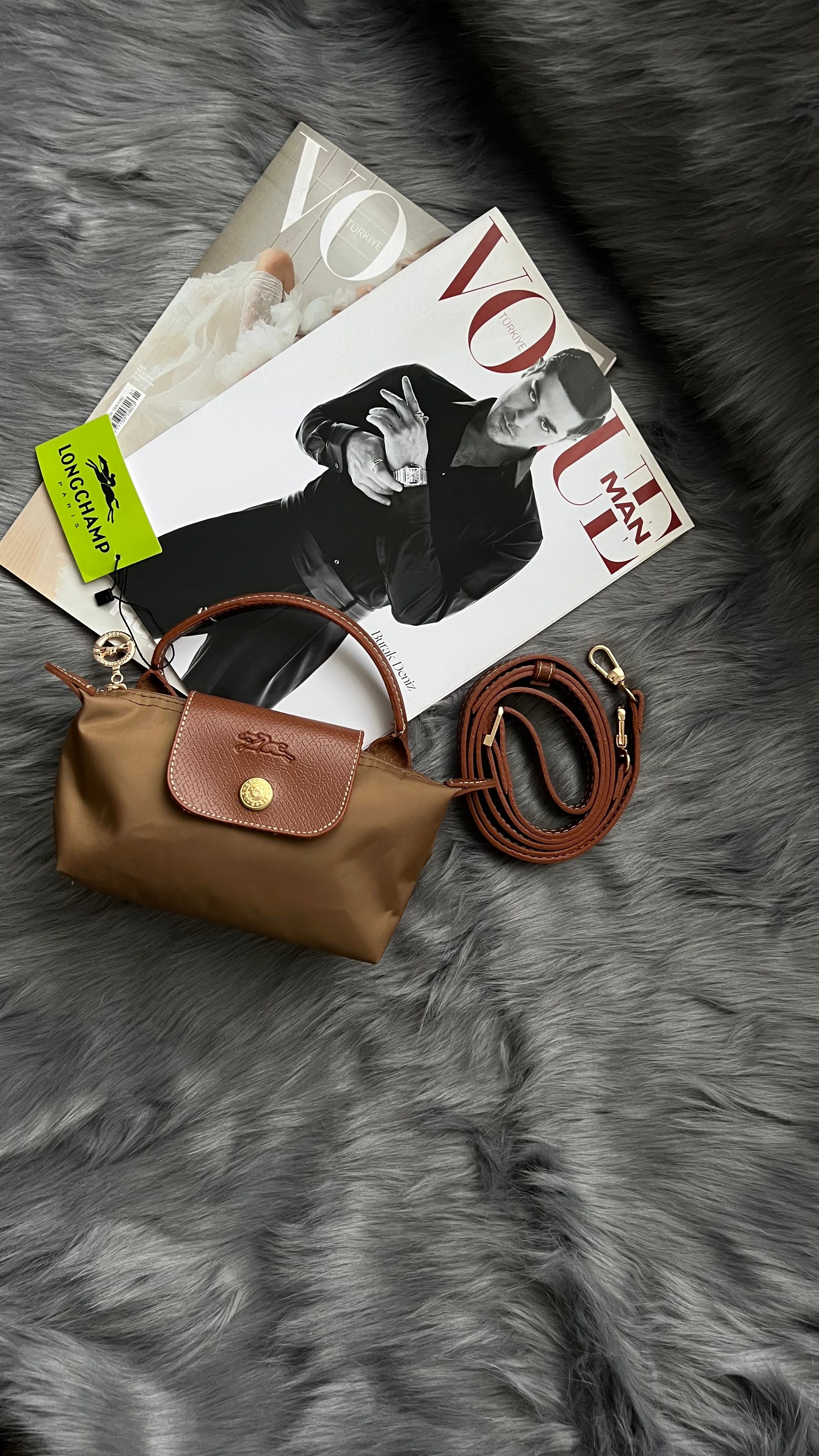 Longchamp Le Pliage Mini-Koyu Yeşil
