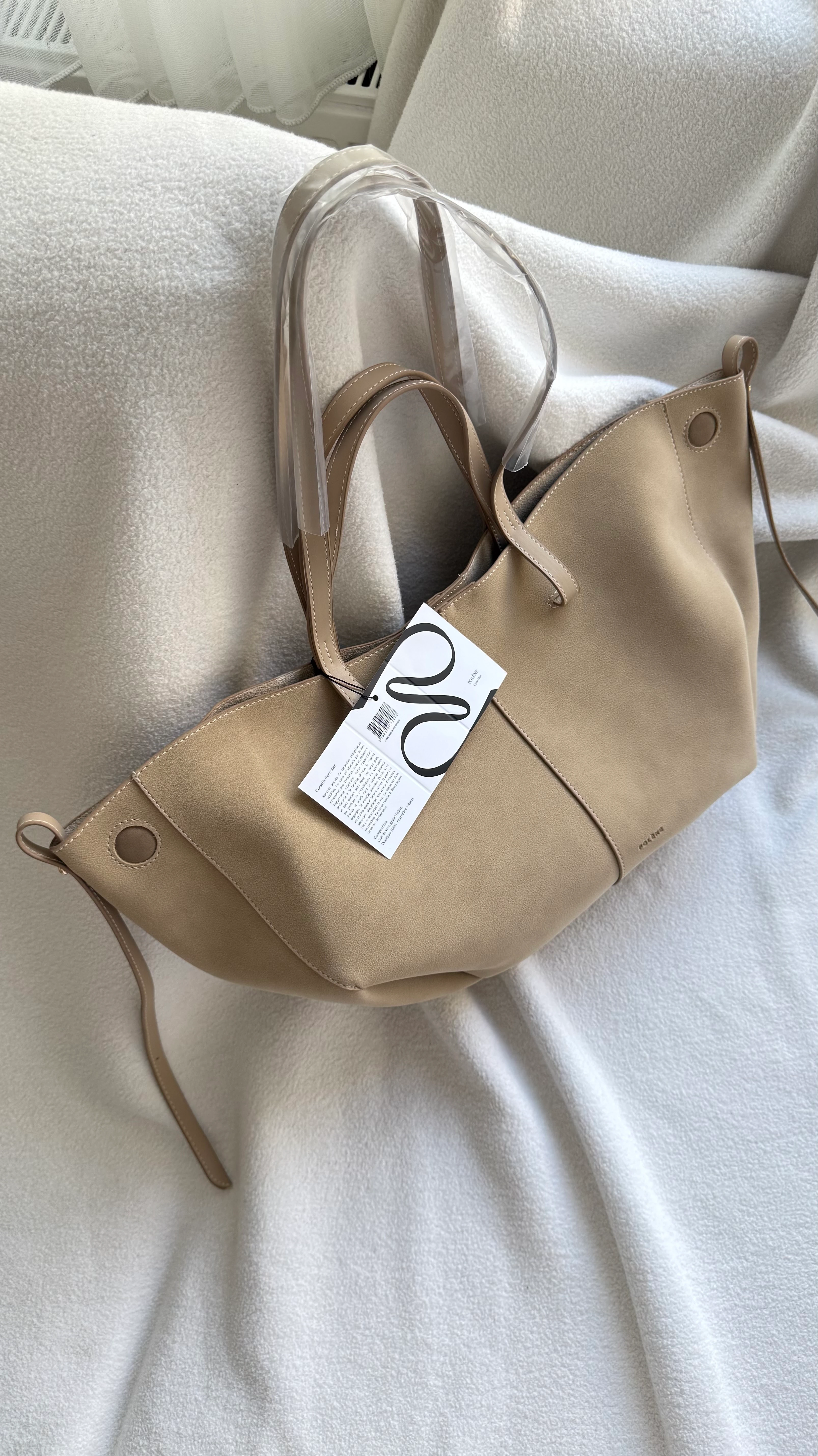 Polene Cyme Edition-SÜET BEJ