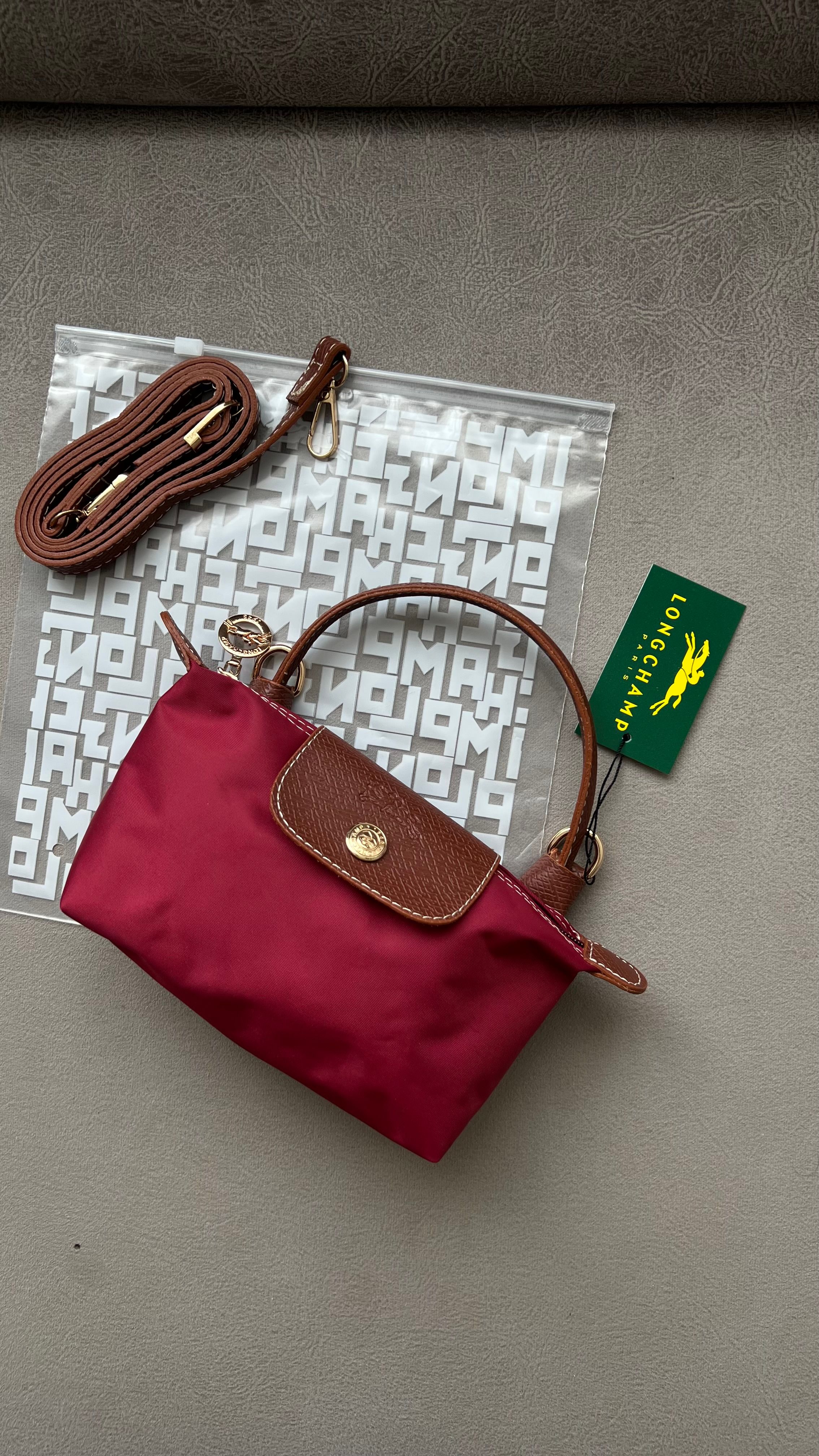 Longchamp Le Pliage Mini-Bordo