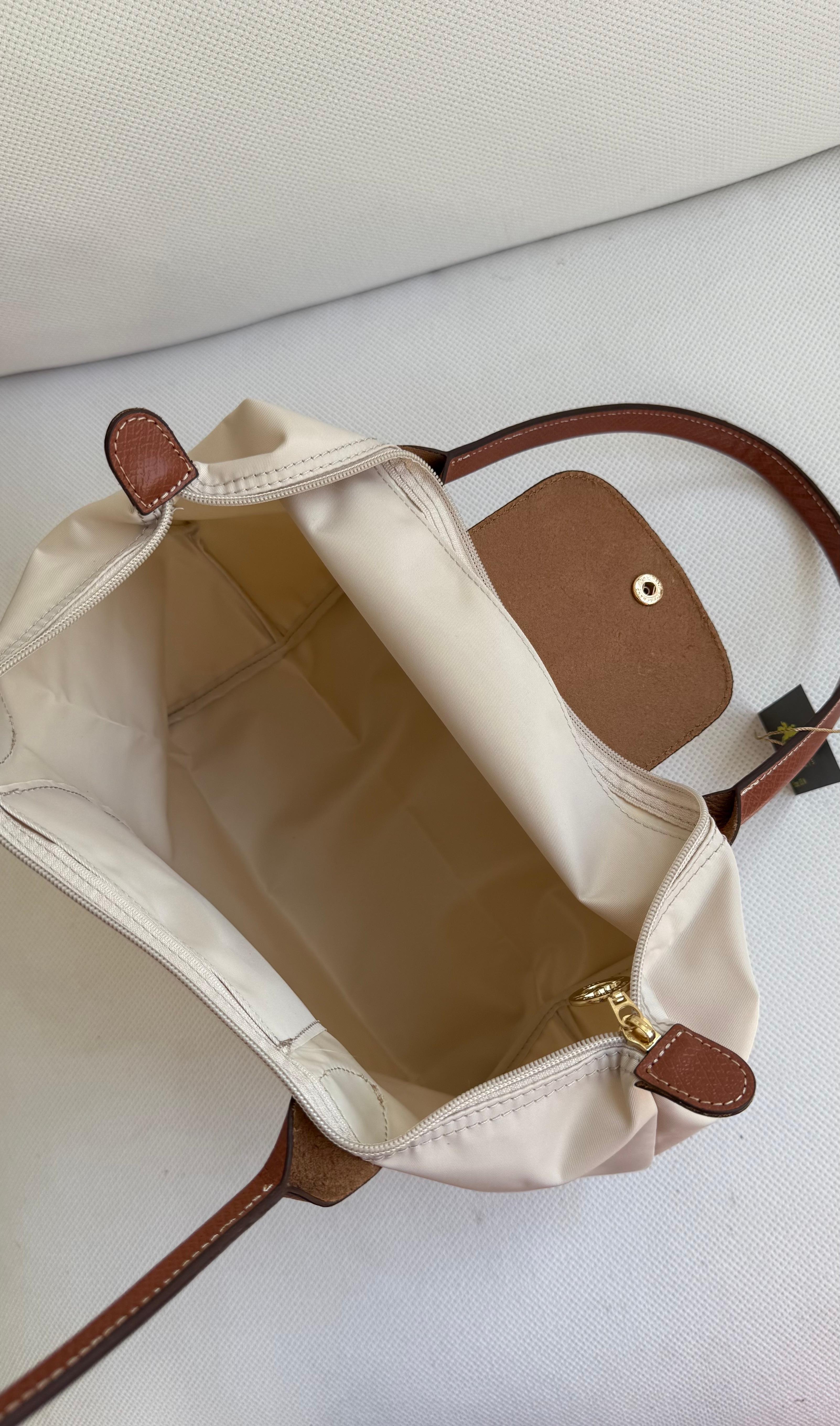 (İTHAL) Le Pliage Original Tote - KREM