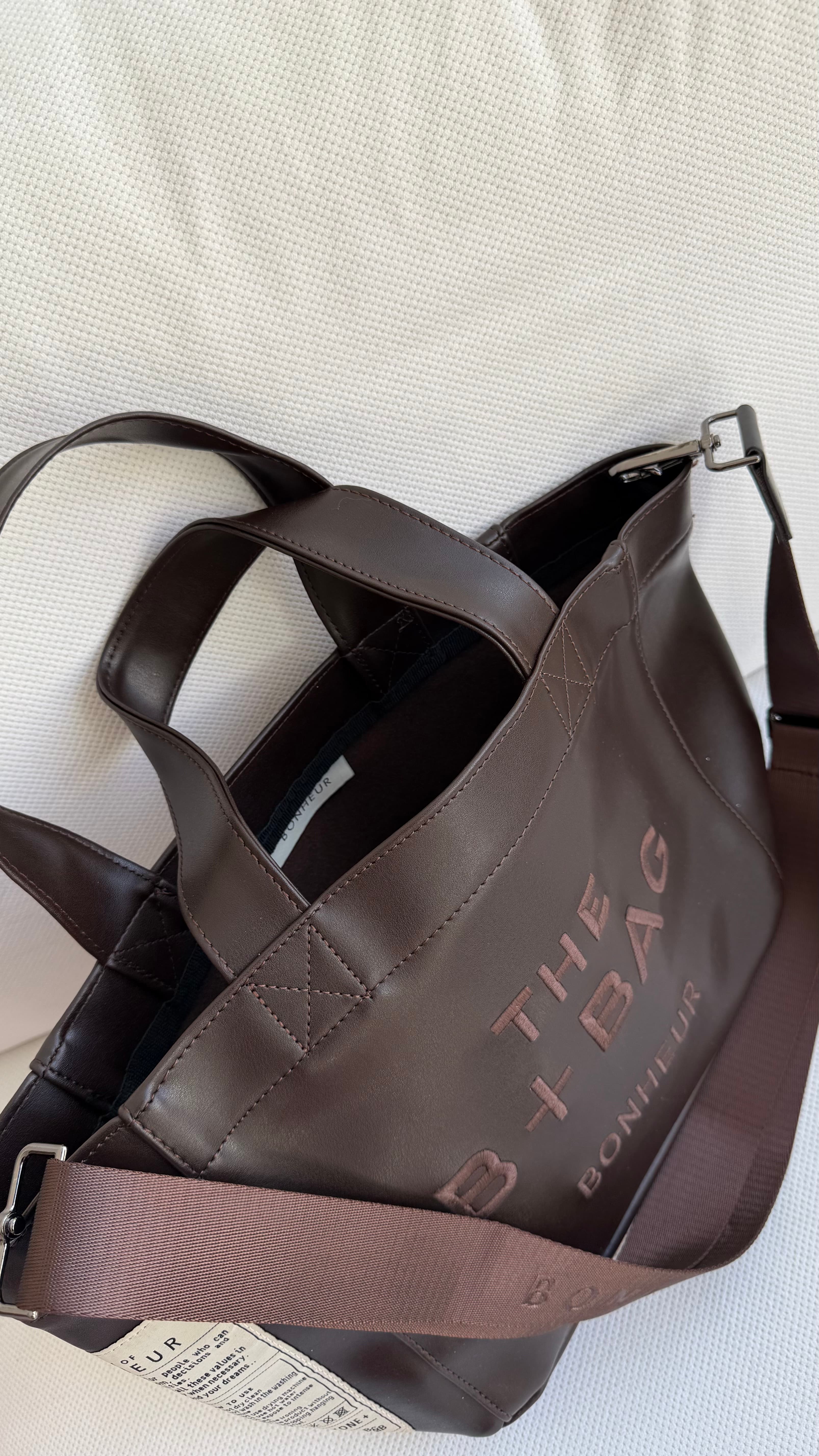 Bonheur VEGAN LEATHER BROWN PHANTOM