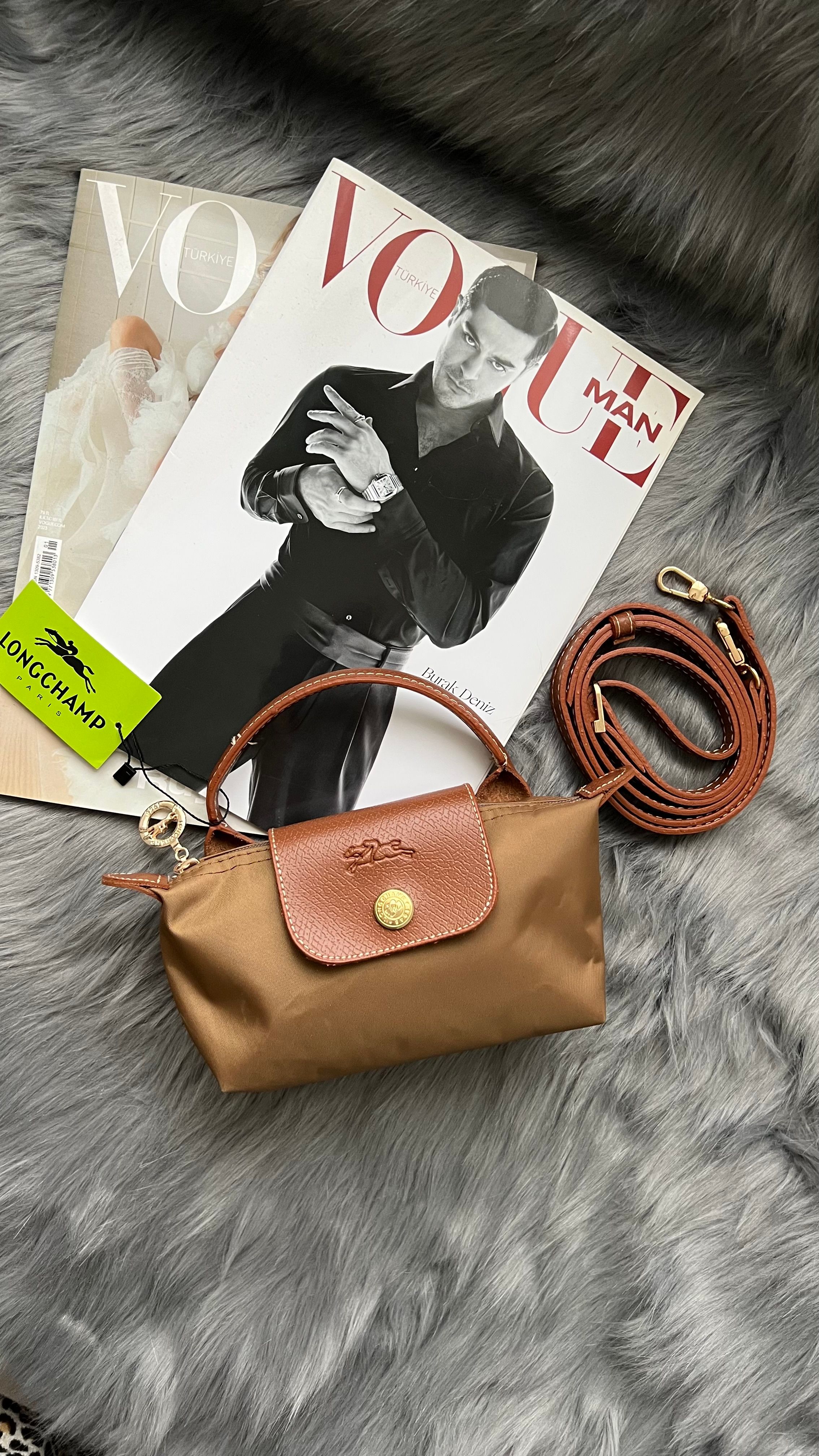 Longchamp Le Pliage Mini-Koyu Yeşil