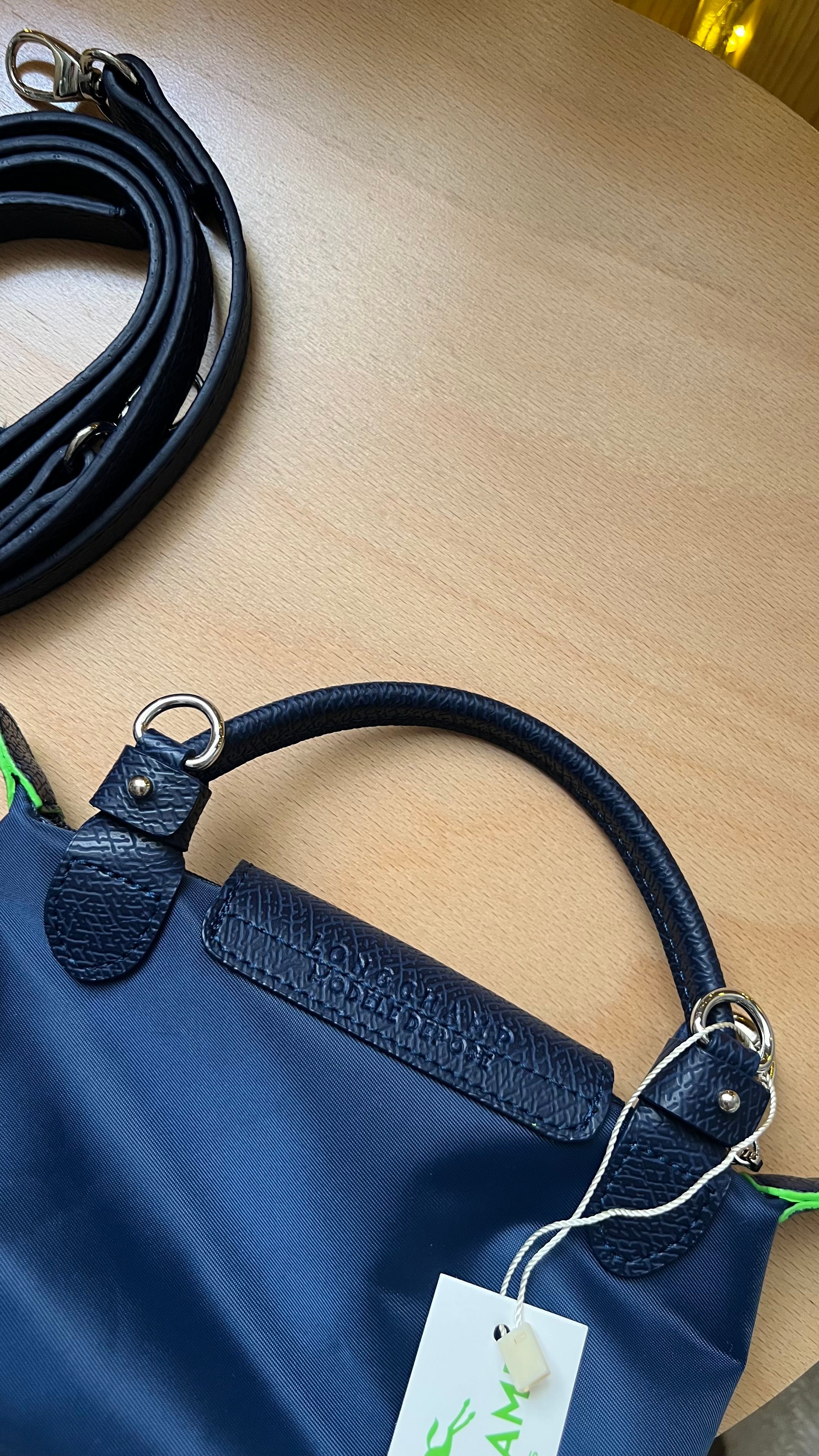 Longchamp La Pliage Lacivert&Yeşil-MİNİ