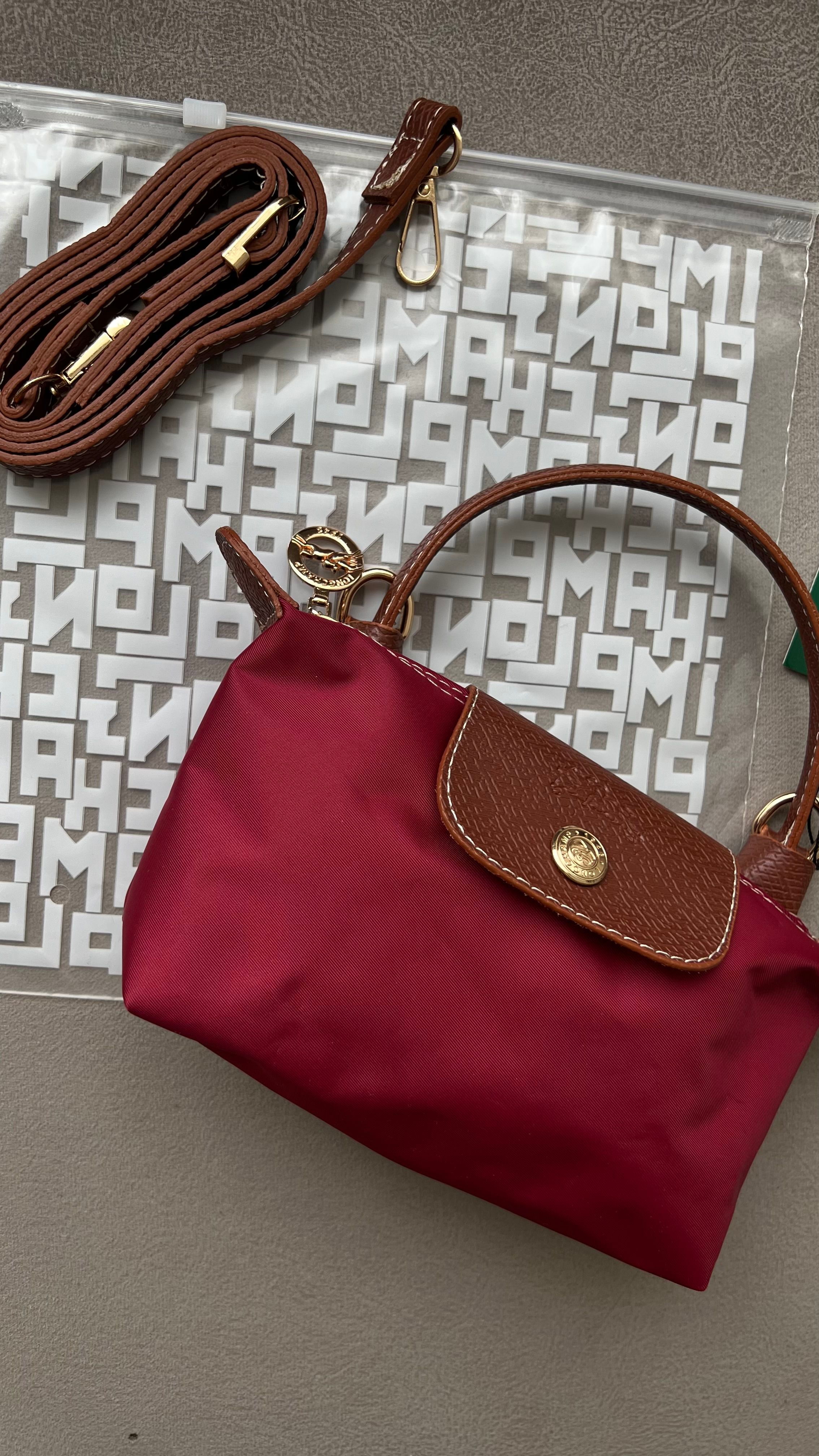 Longchamp Le Pliage Mini-Bordo