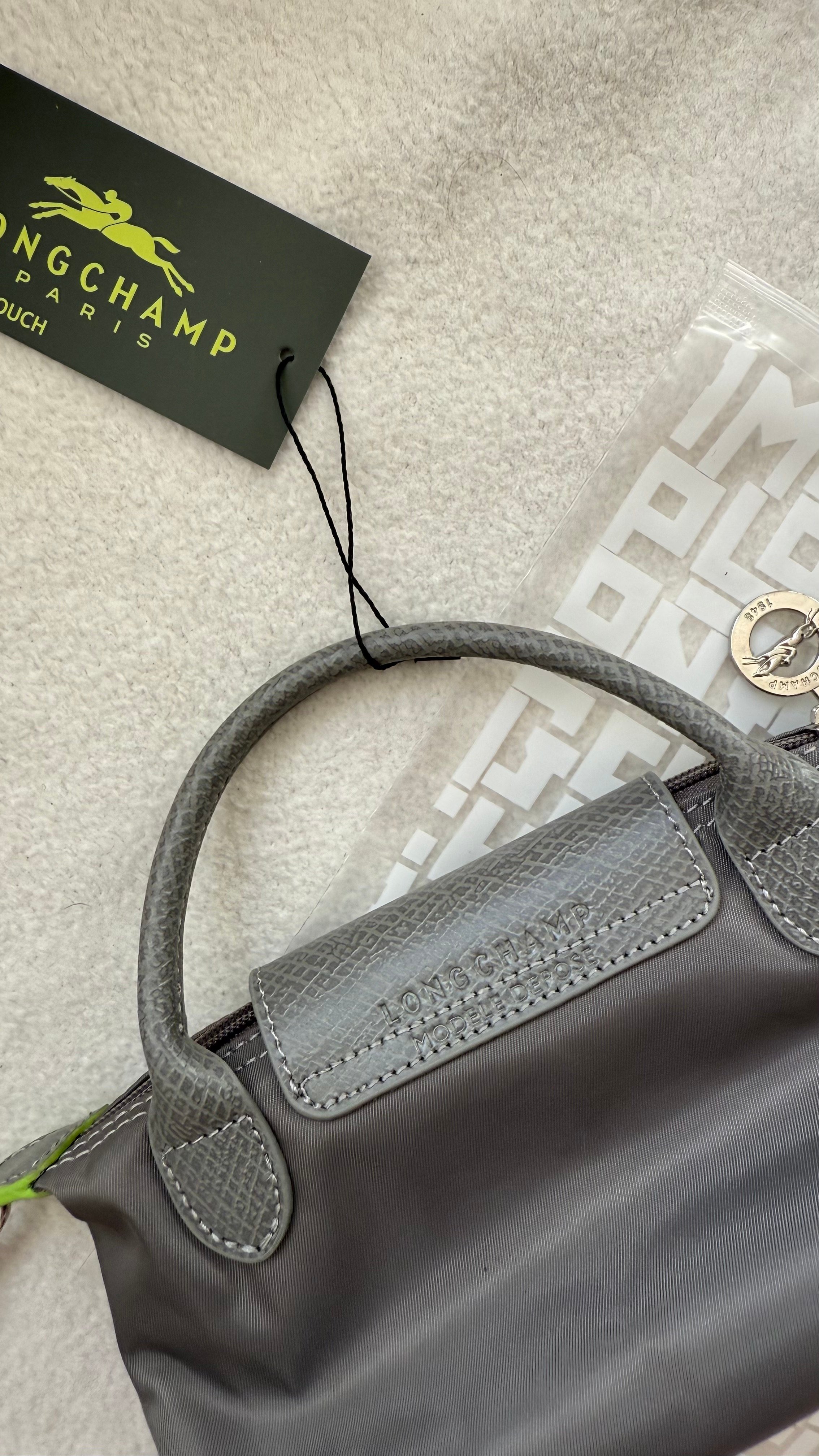 (İTHAL)Longchamp Le Pliage ORJ. Pouch- GRİ