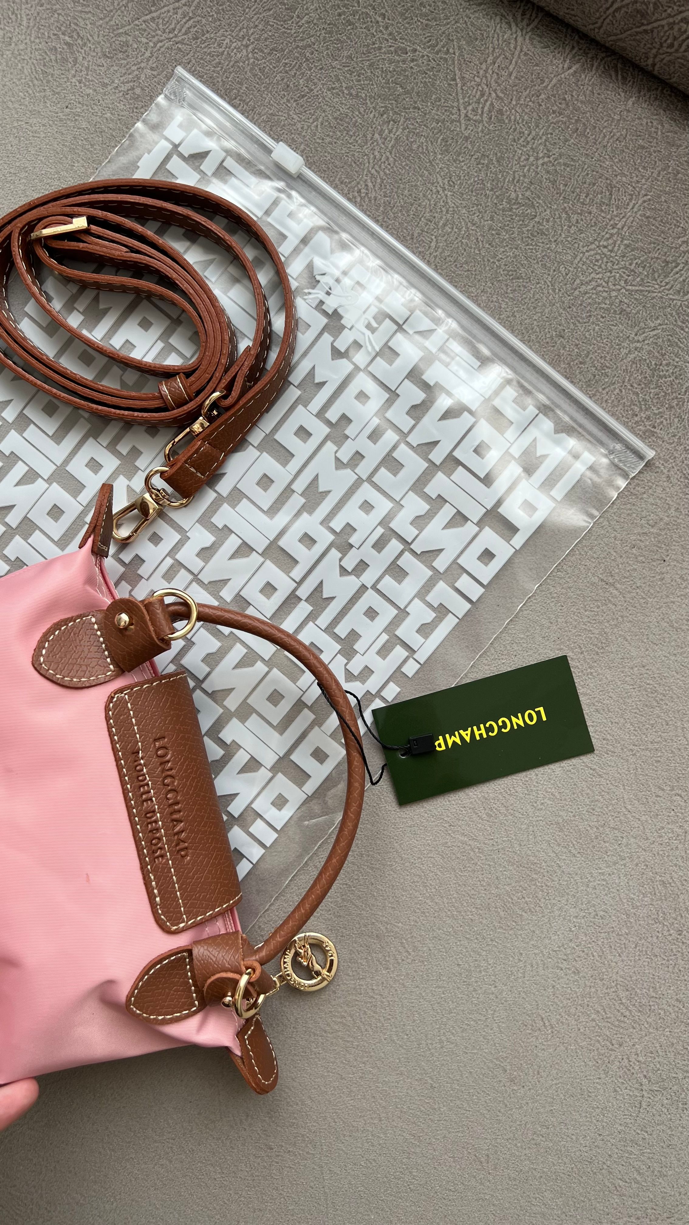 Longchamp Le Pliage Mini - Pembe