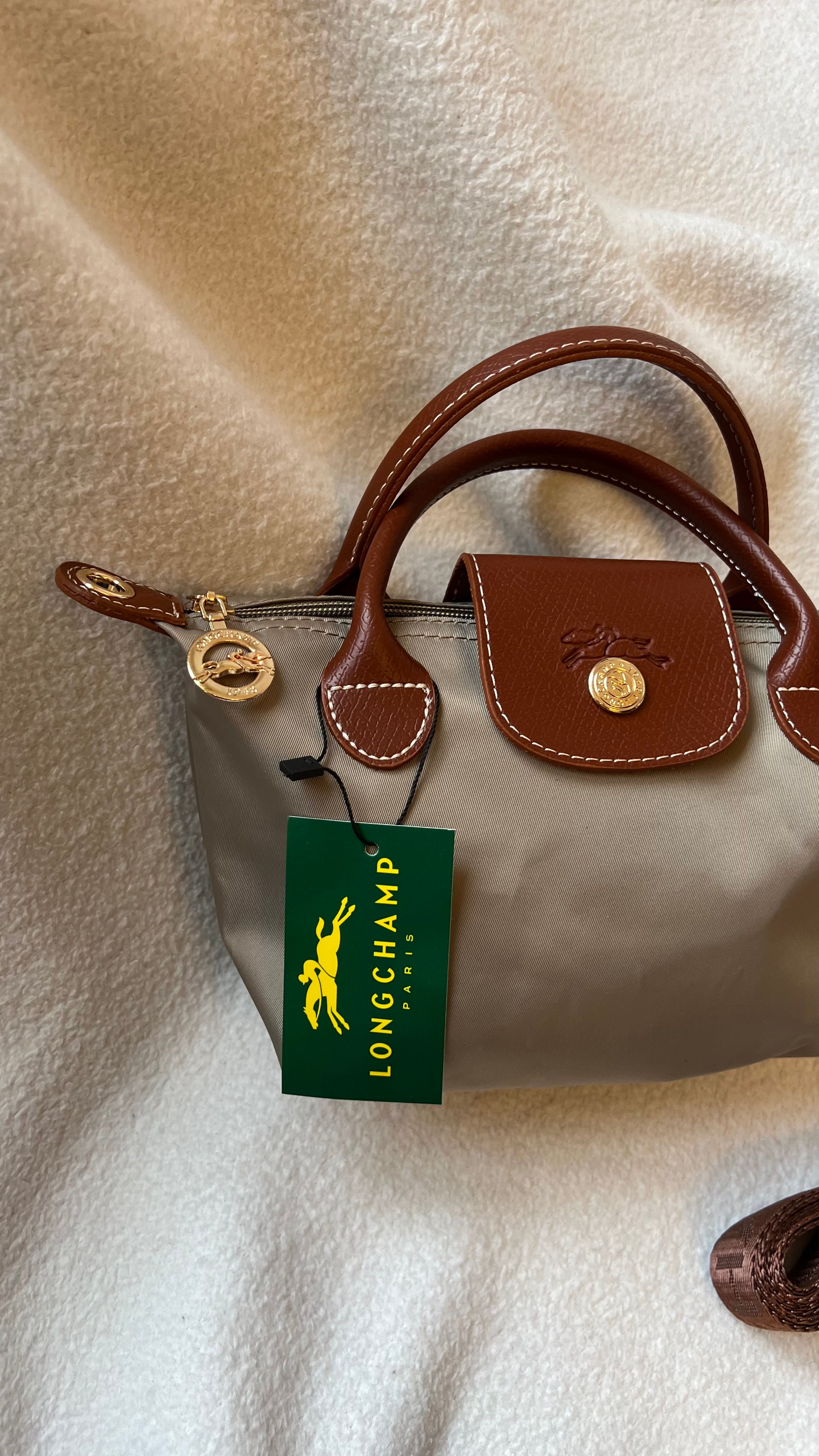 Longchamp La Pliage Mint Yeşili- XSmall Size