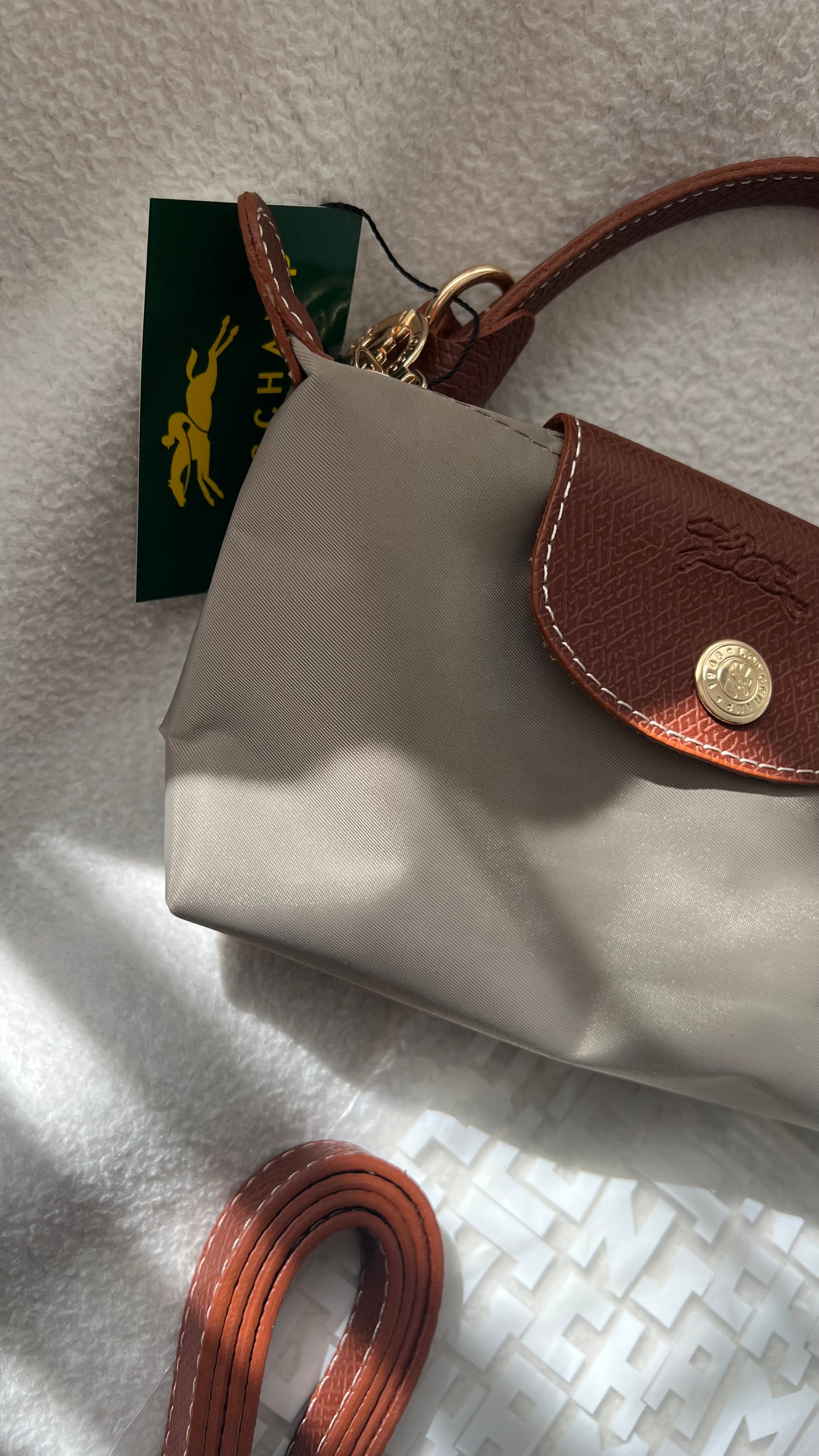 Longchamp Le Pliage Mini- Mint Yeşil