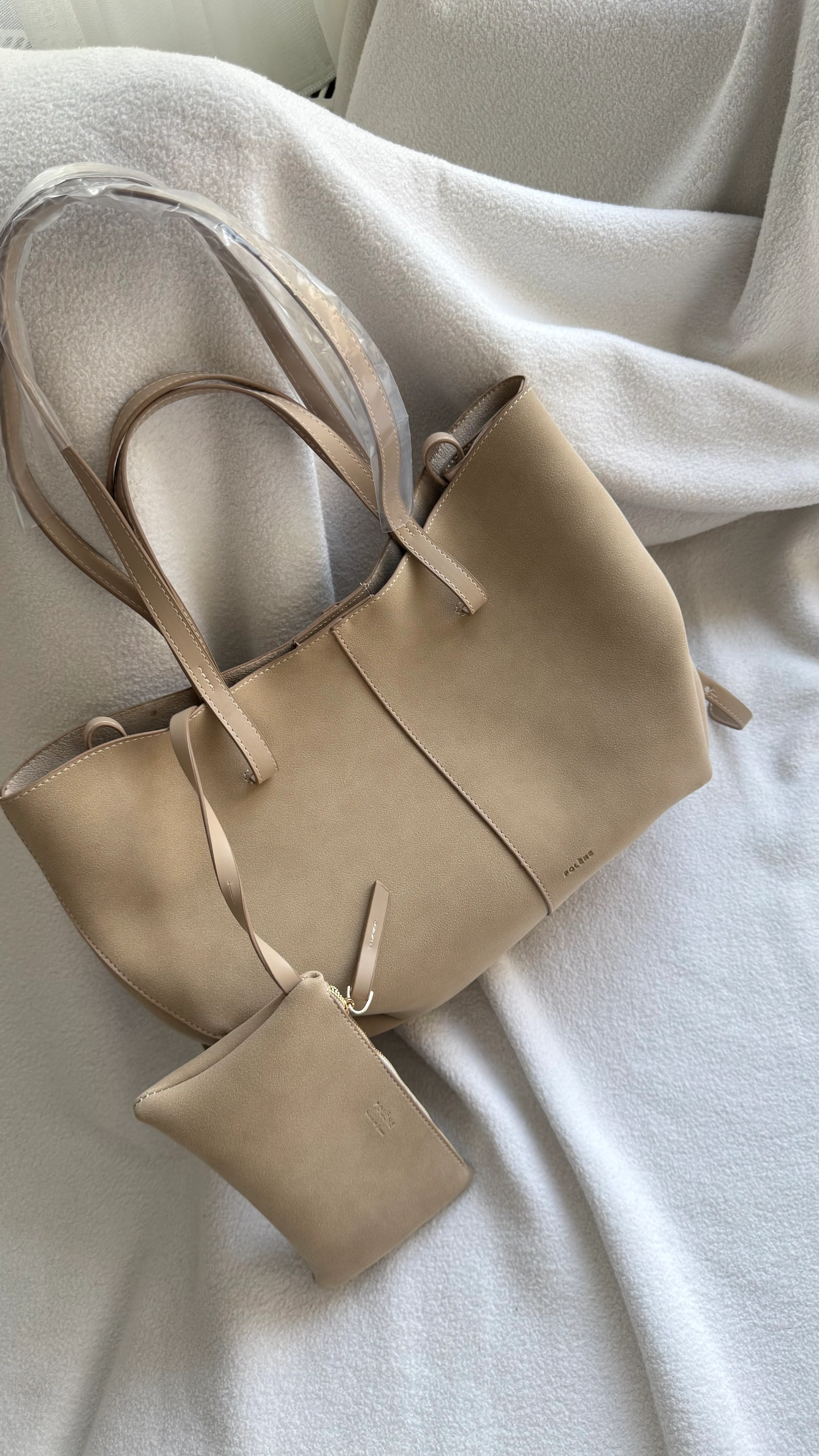 Polene Cyme Edition-SÜET BEJ