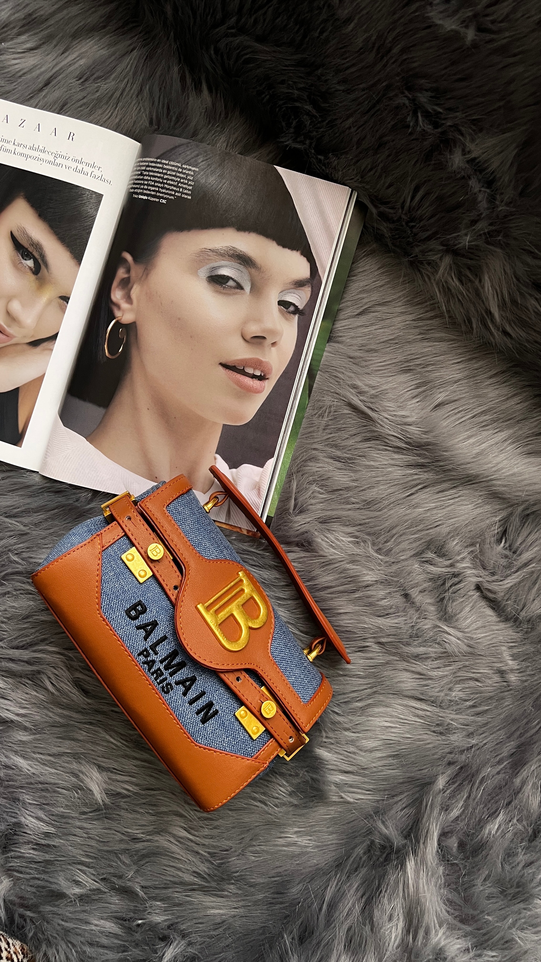 BALMAİN B-Buzz Mavi/Taba