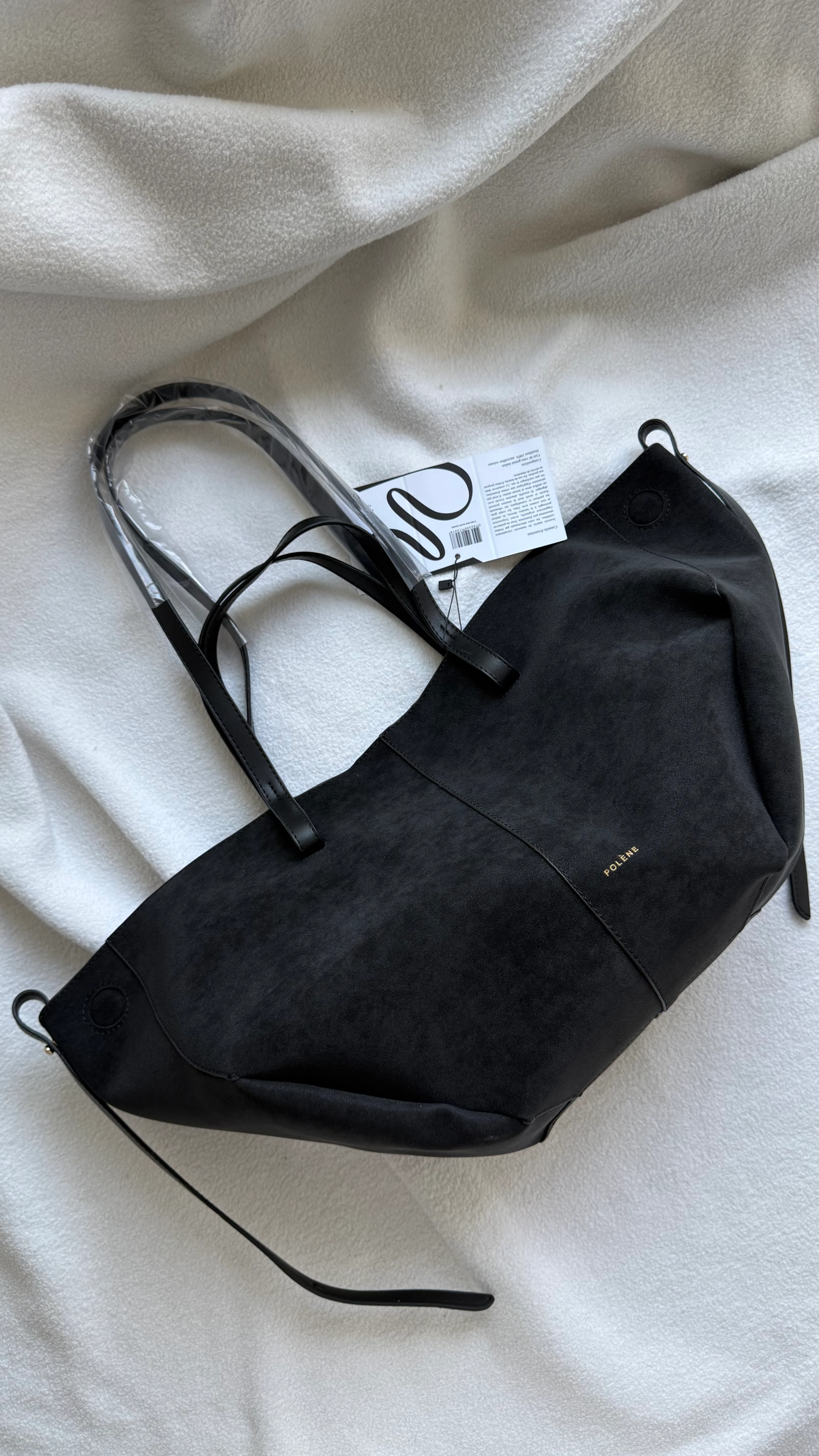 Polene Cyme Edition-SÜET SİYAH