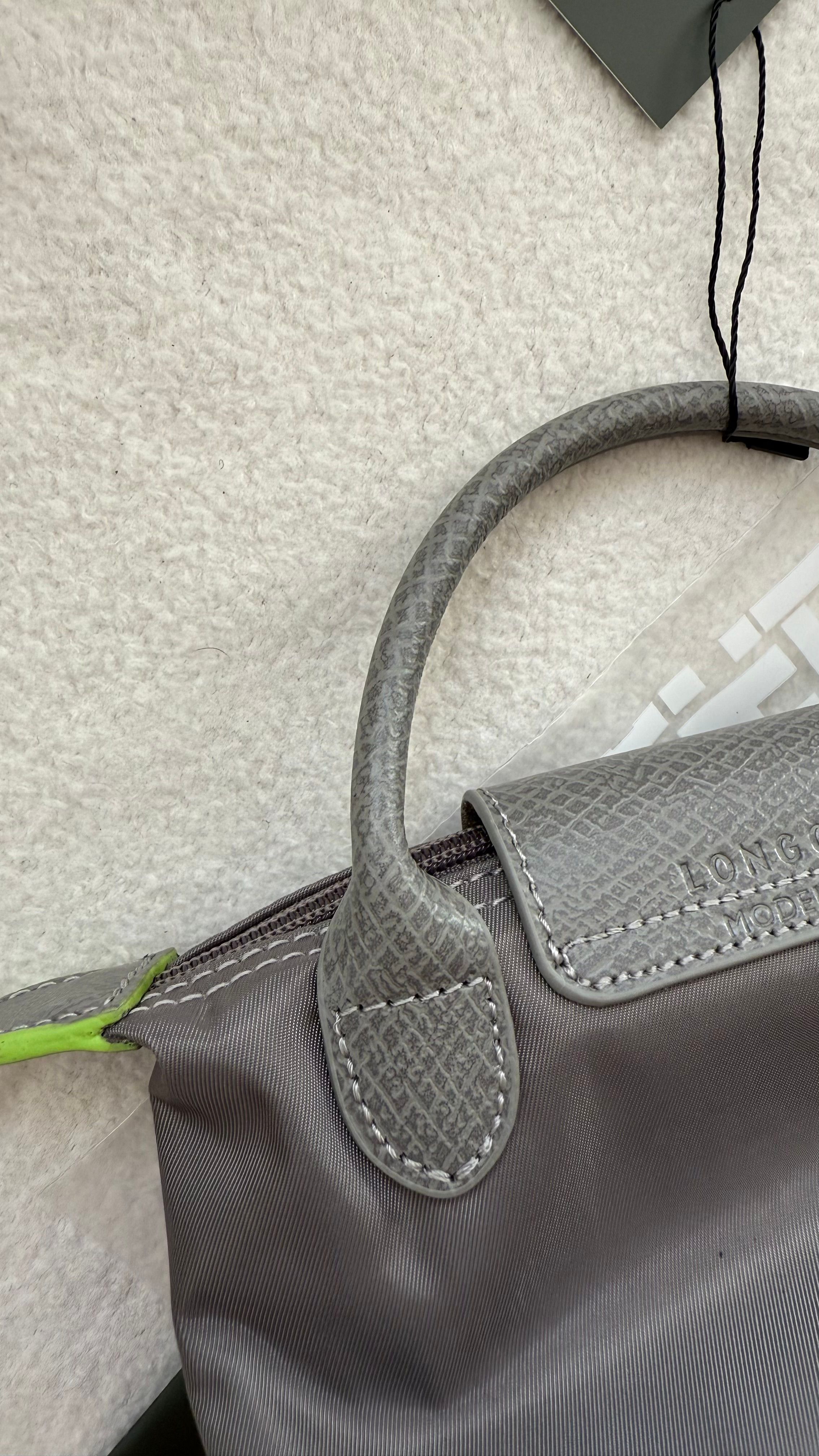 (İTHAL)Longchamp Le Pliage ORJ. Pouch- GRİ