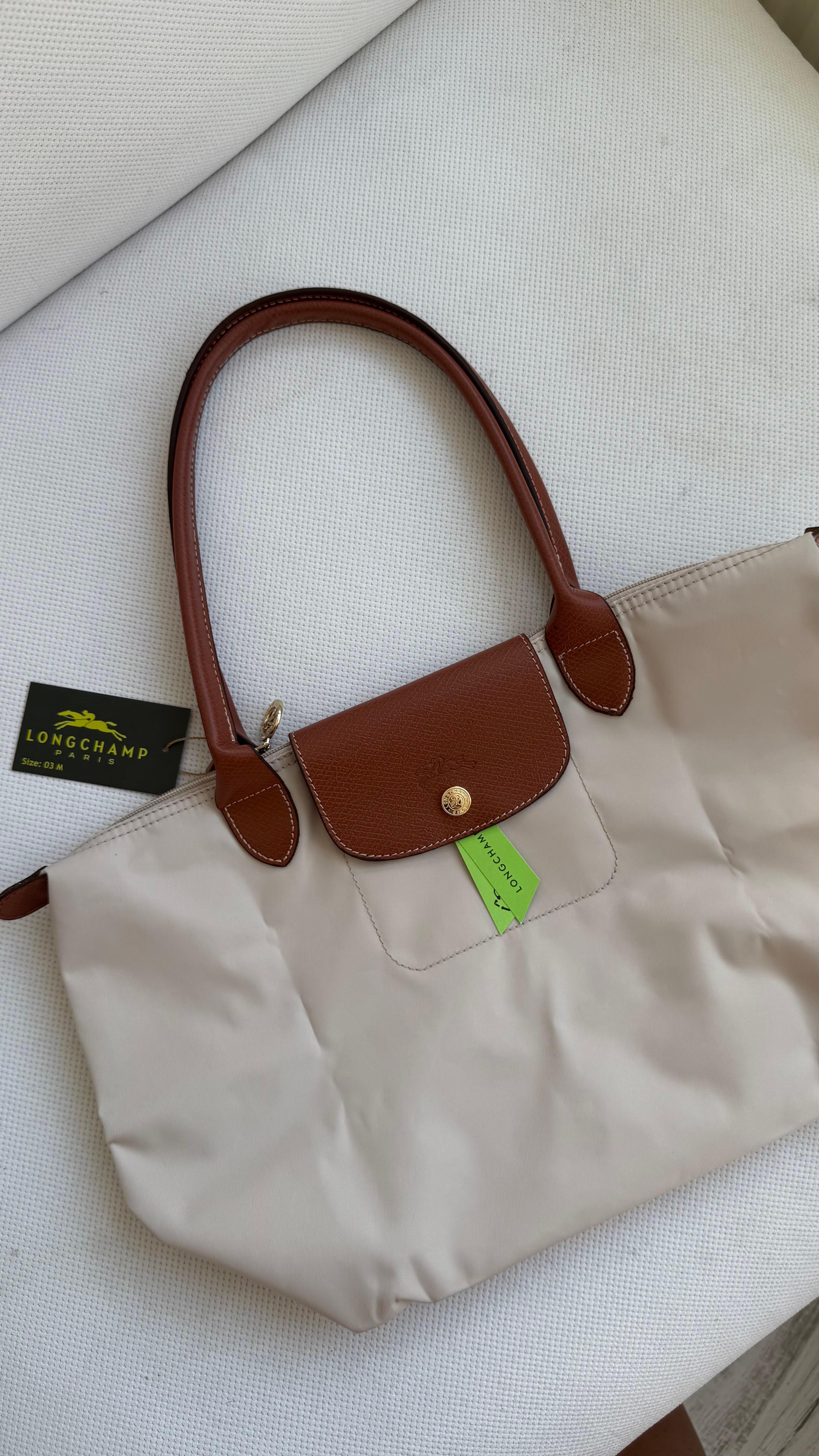 (İTHAL) Le Pliage Original Tote - KREM