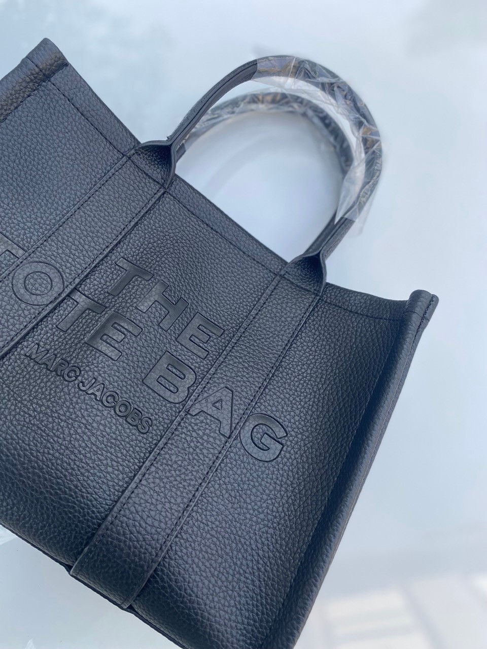The Leather Tote Bag Siyah Deri
