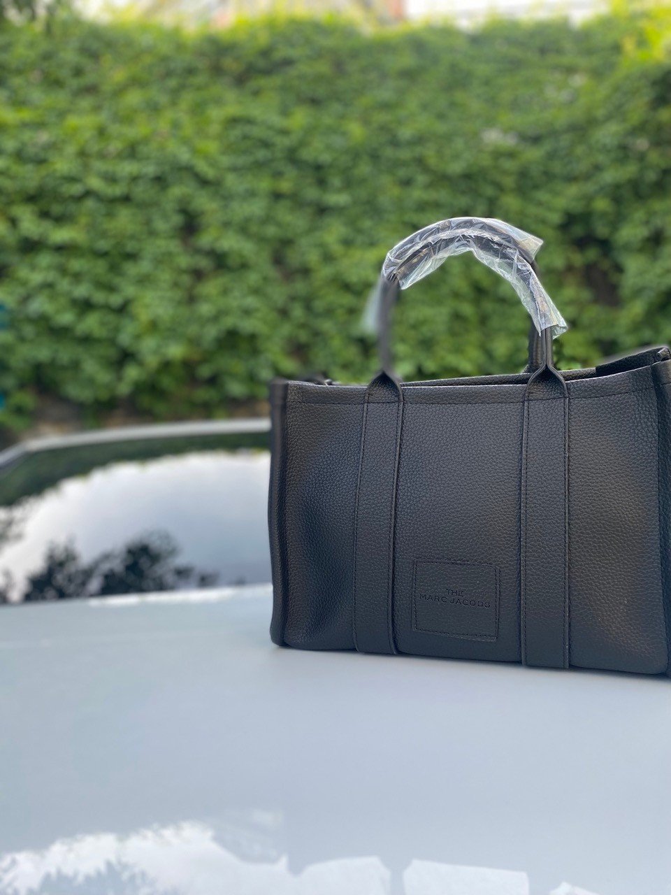 The Leather Tote Bag Siyah Deri