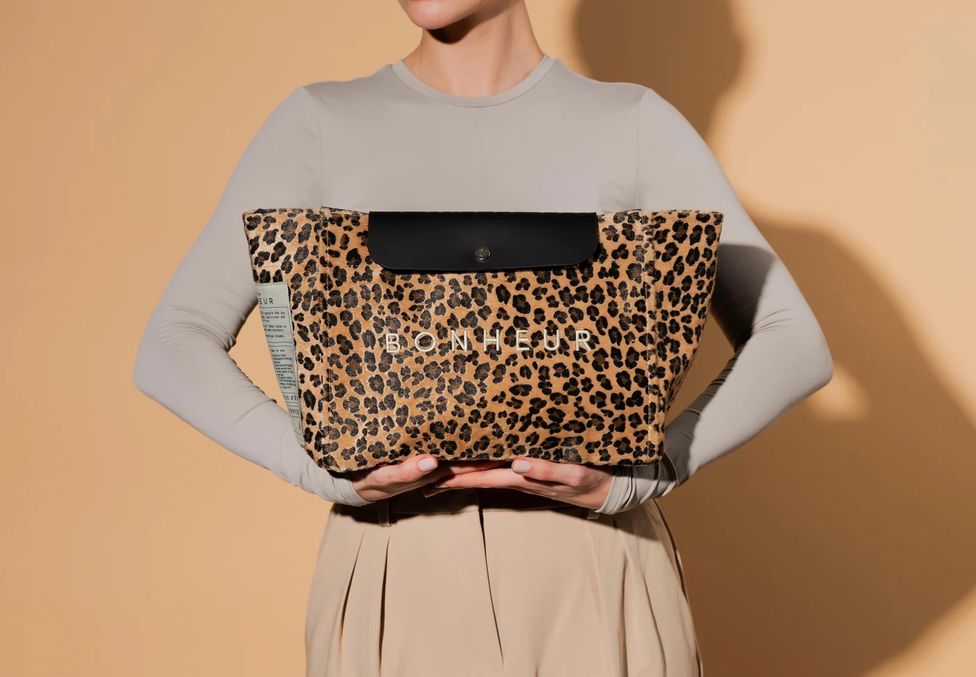 Bonheur Clutch+Bag N°6 LEOPARD