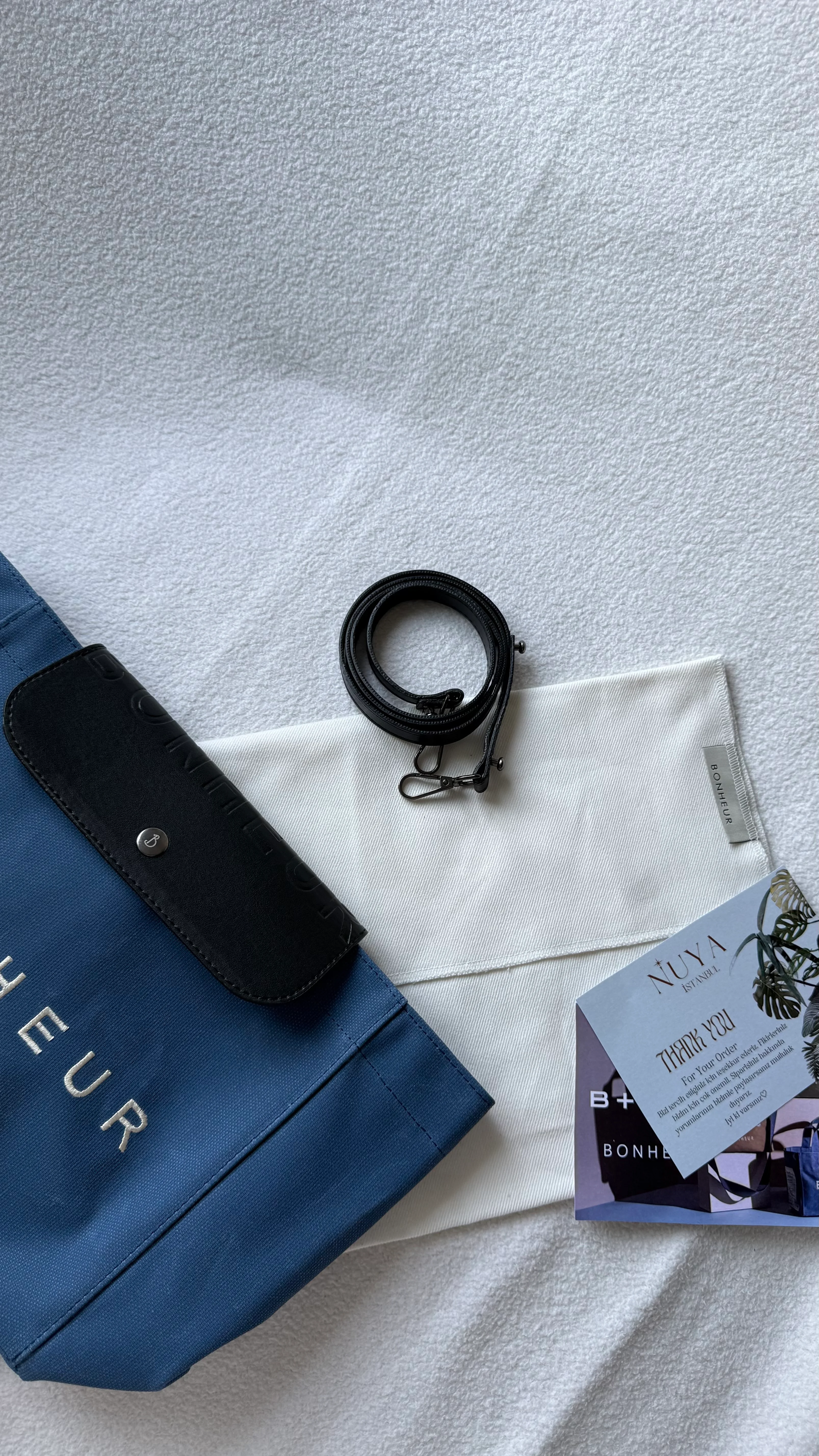 Bonheur Clutch+Bag N°6-PARİSİAN BLUE