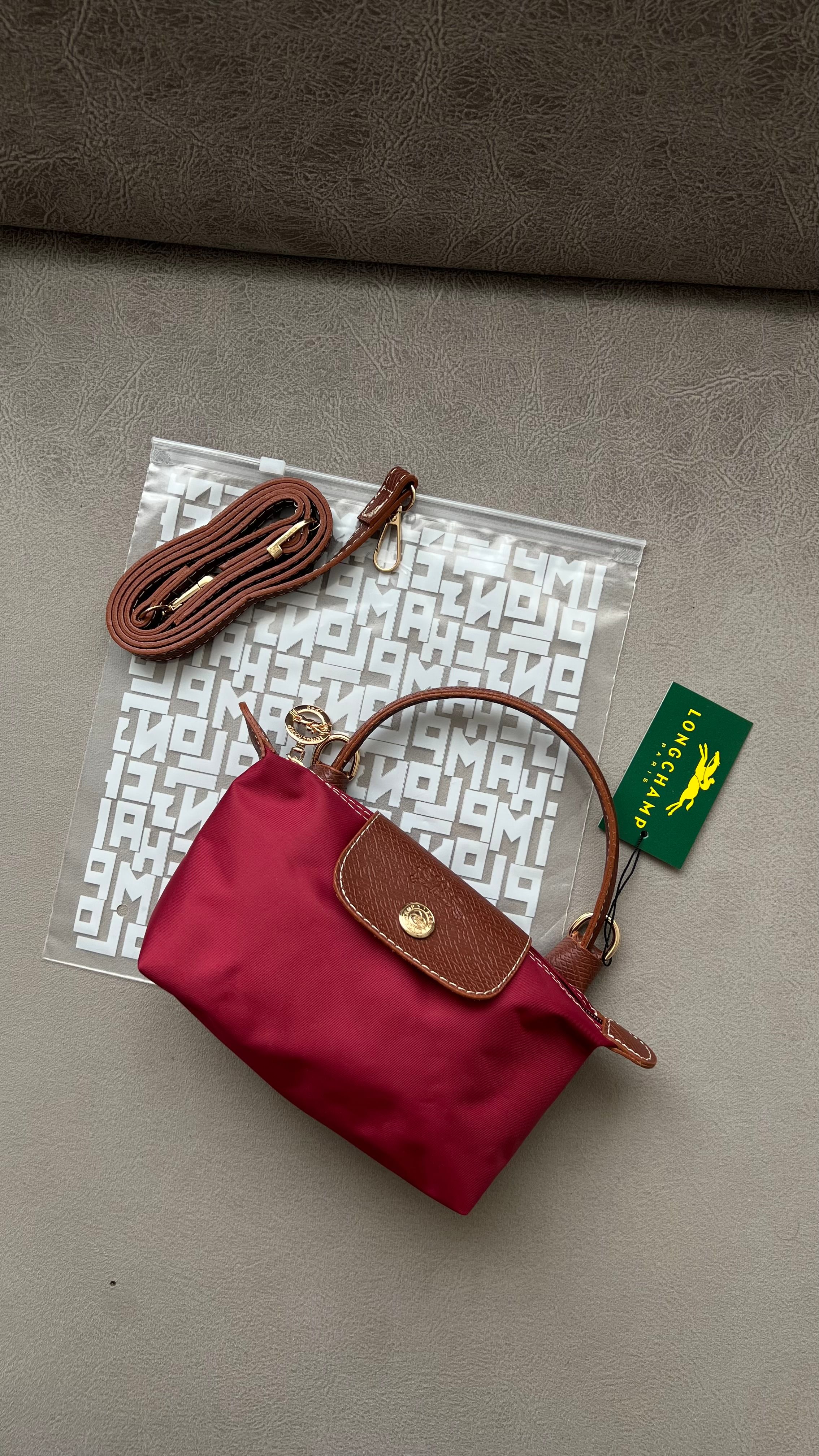 Longchamp Le Pliage Mini-Bordo