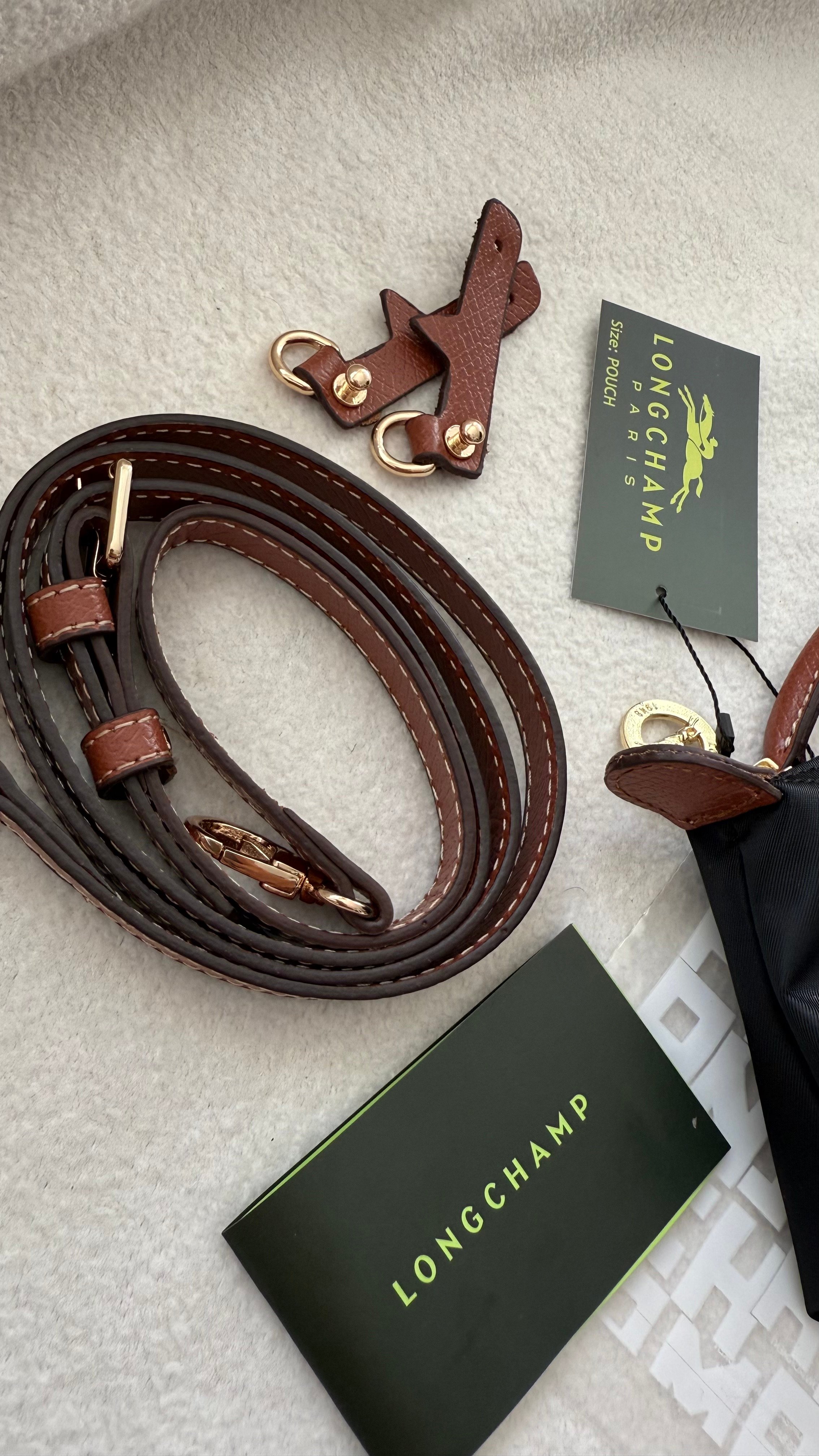 (İTHAL)Longchamp Le Pliage ORJ. Pouch - SİYAH