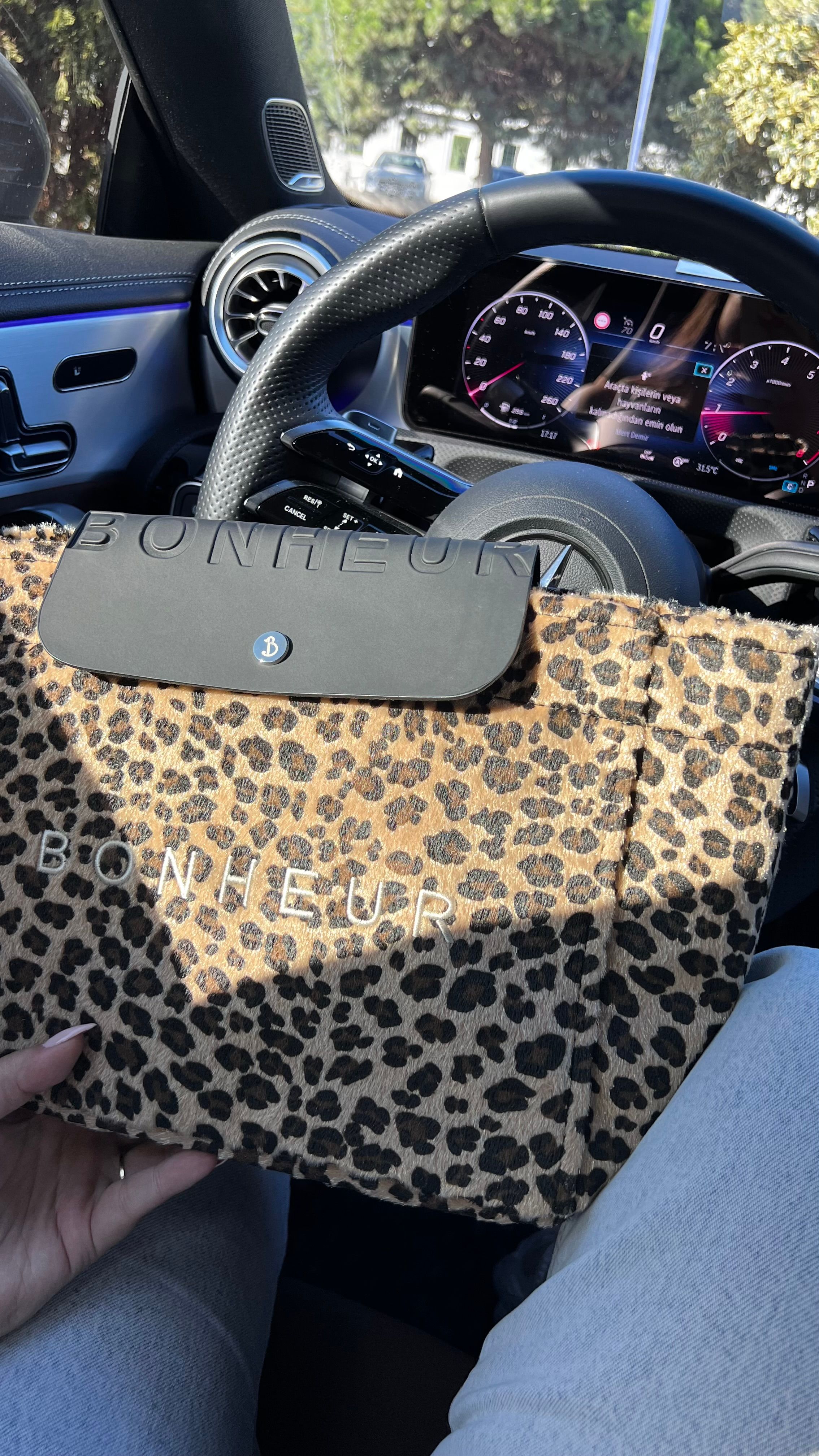 Bonheur Clutch+Bag N°6 LEOPARD