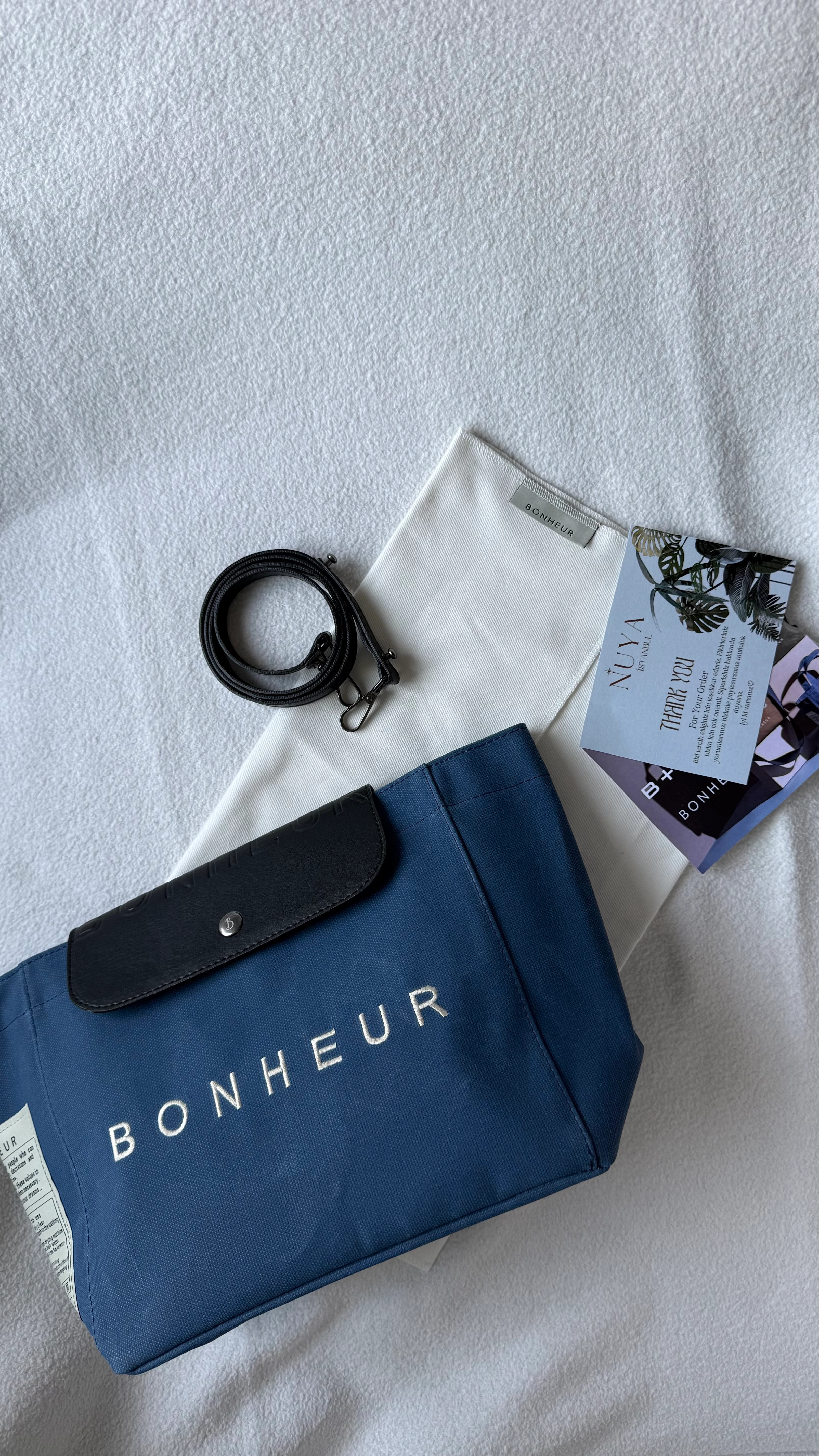 Bonheur Clutch+Bag N°6-PARİSİAN BLUE