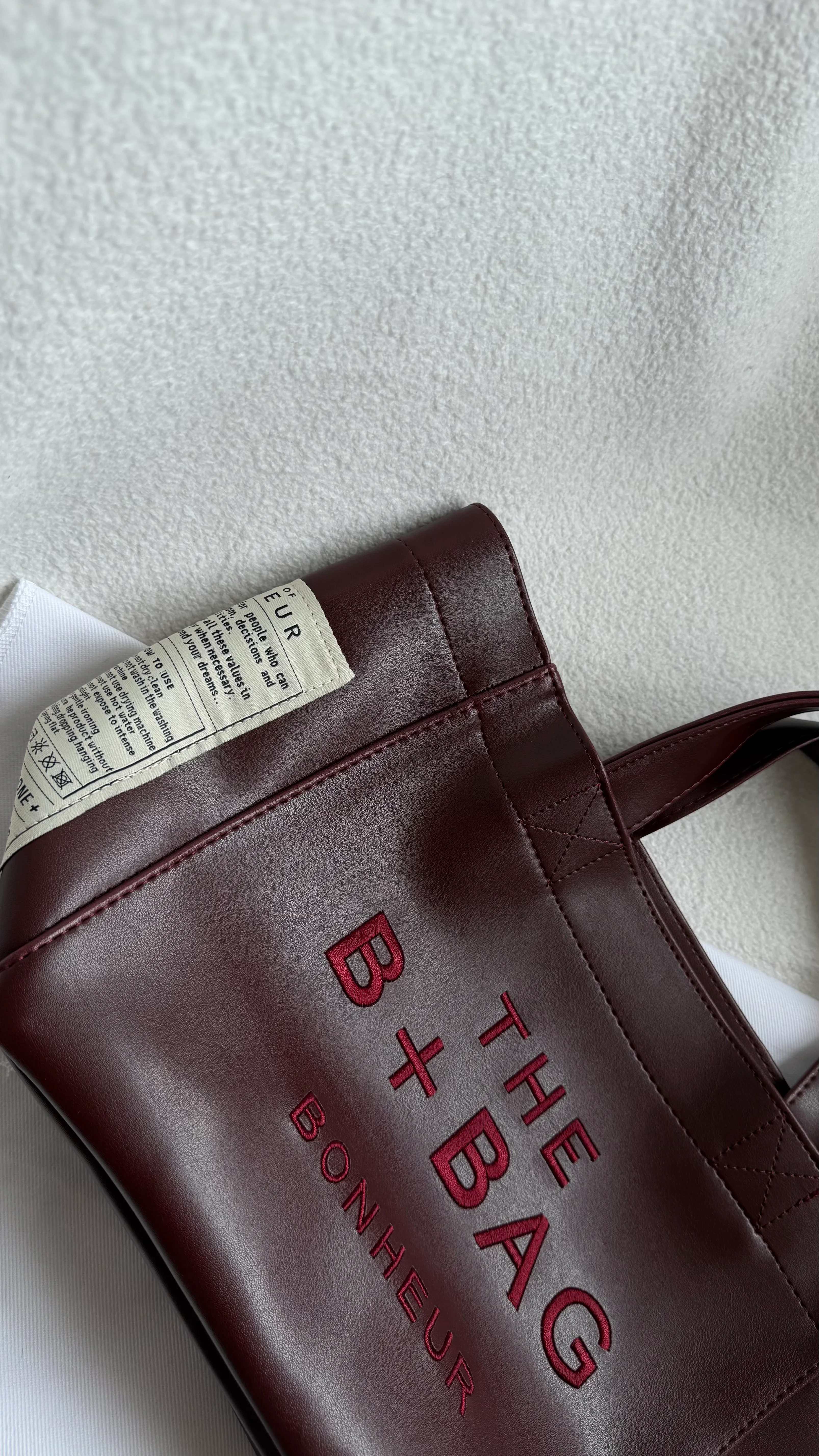 Bonheur VEGAN LEATHER BORDO PHANTOM