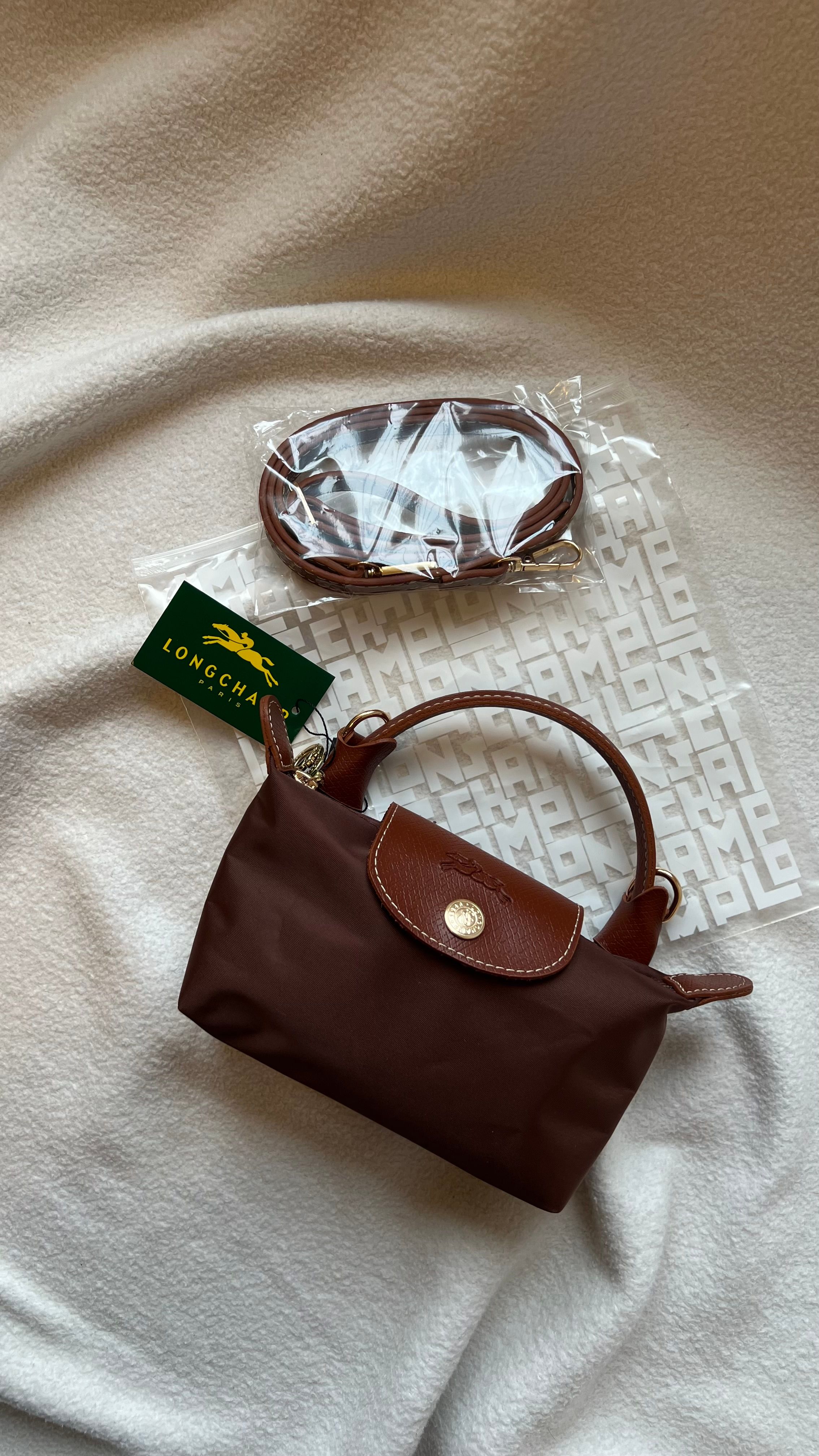 Longchamp Le Pliage Mini Mocha Color