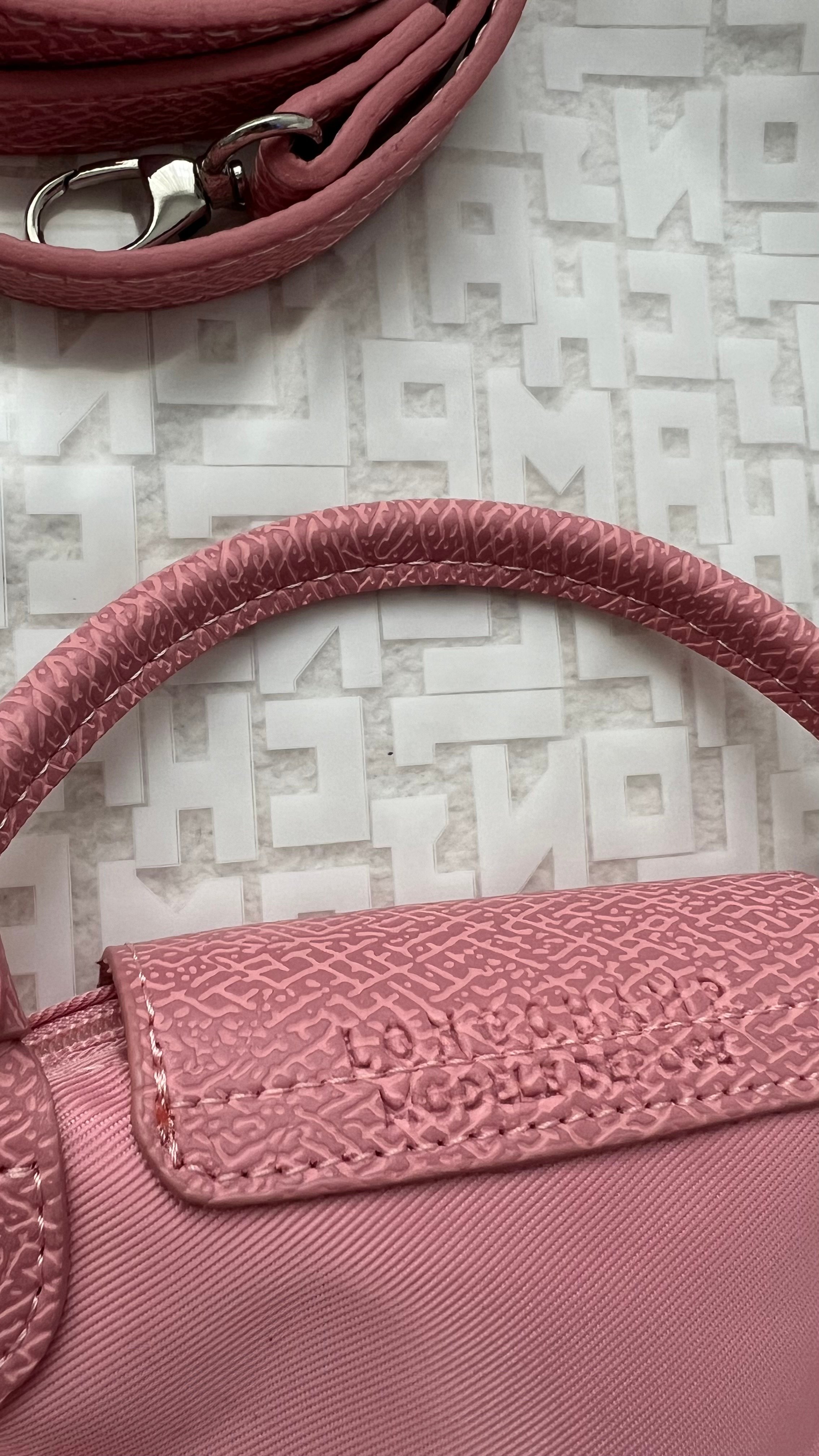 Longchamp La Pliage Mini Pembe&Yeşil