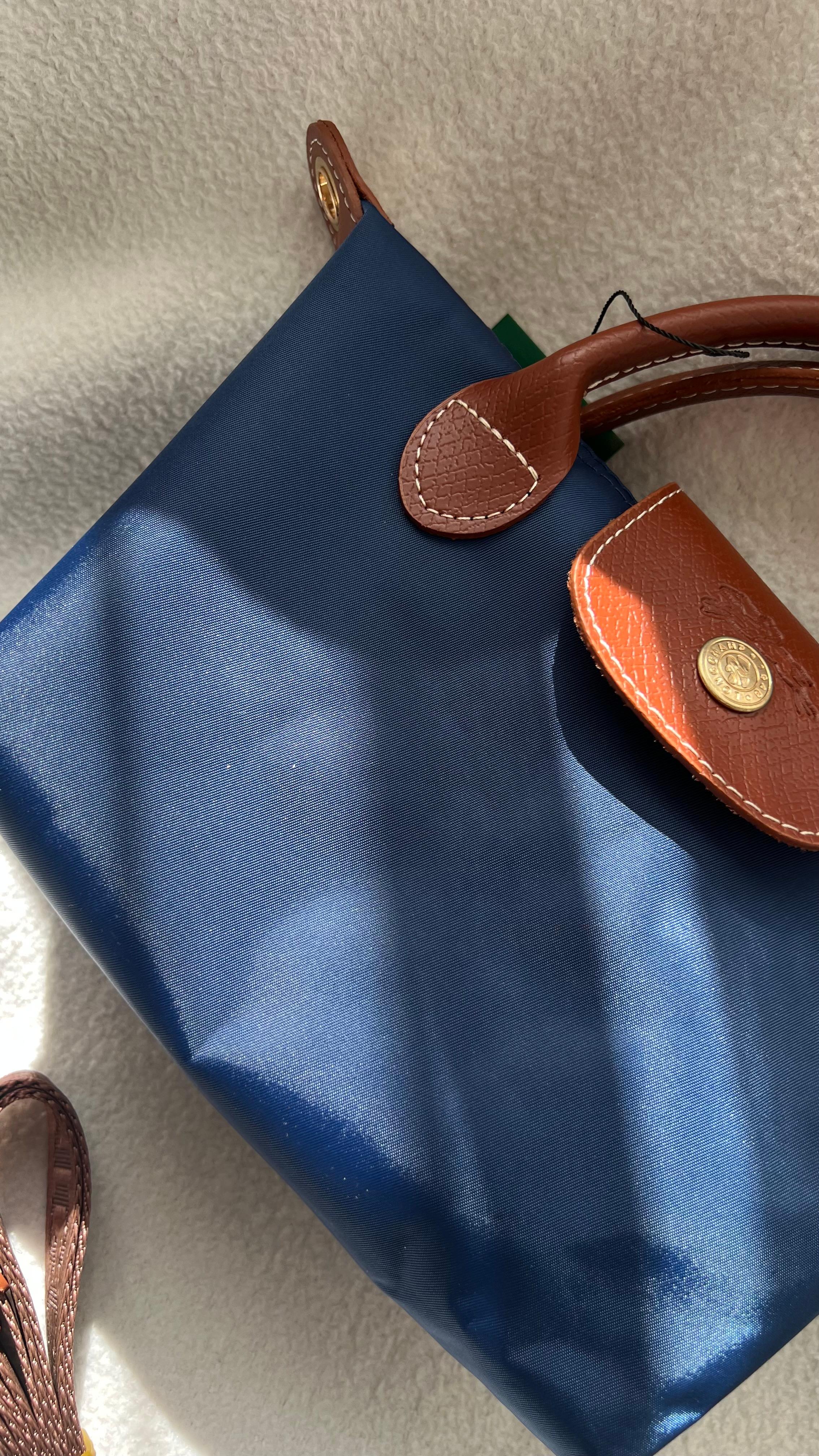 Longchamp La Pliage Lacivert- XSmall Beden