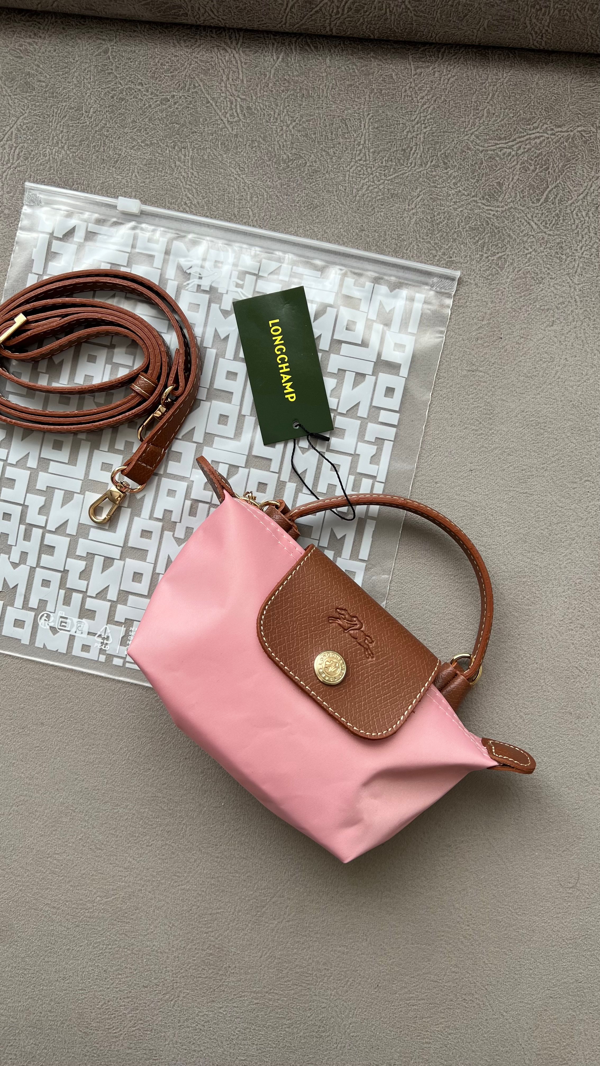 Longchamp Le Pliage Mini - Pembe