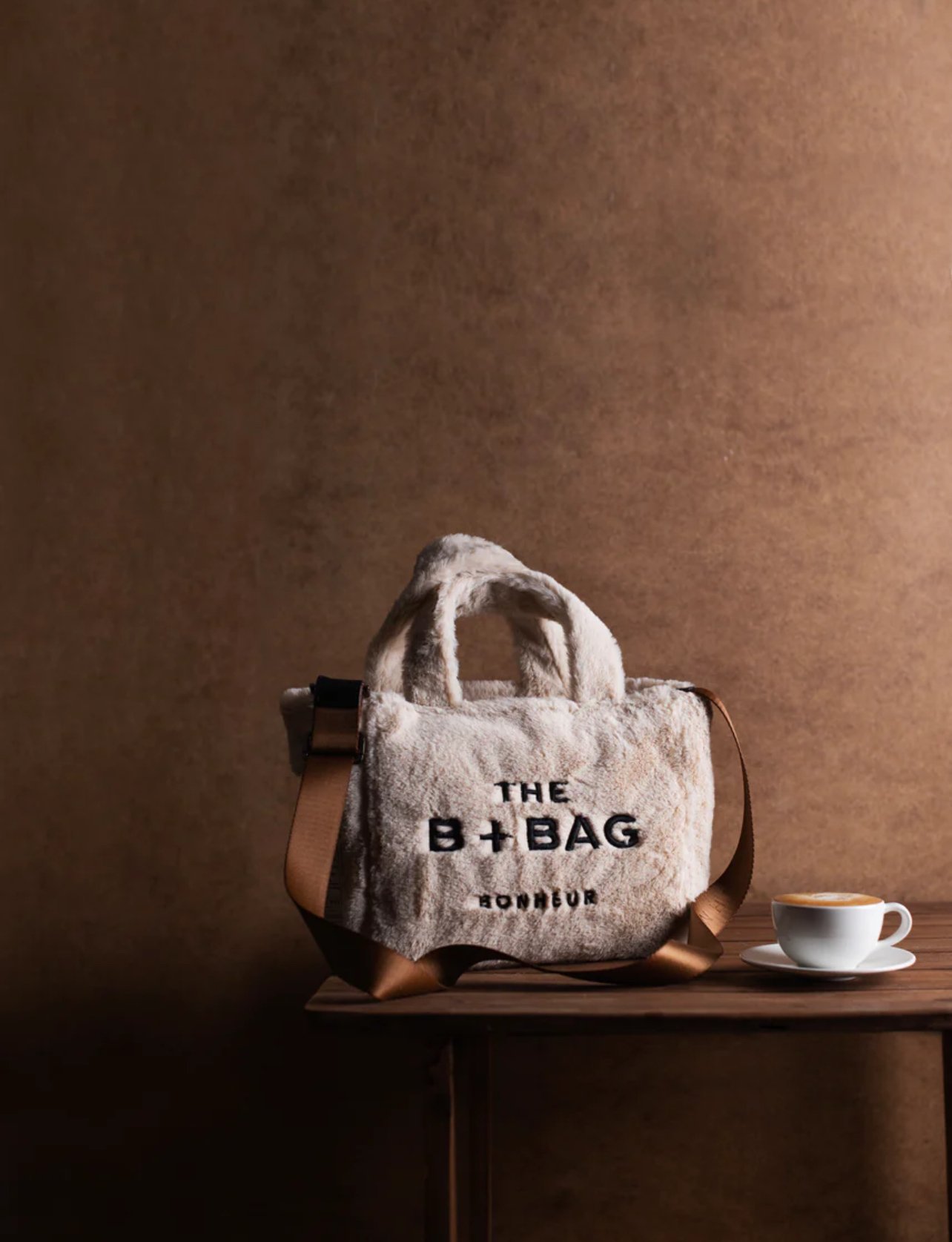 BONHEUR B+BAG-FLUFFY SHEEP BEİGE KÜÇÜK BOY 