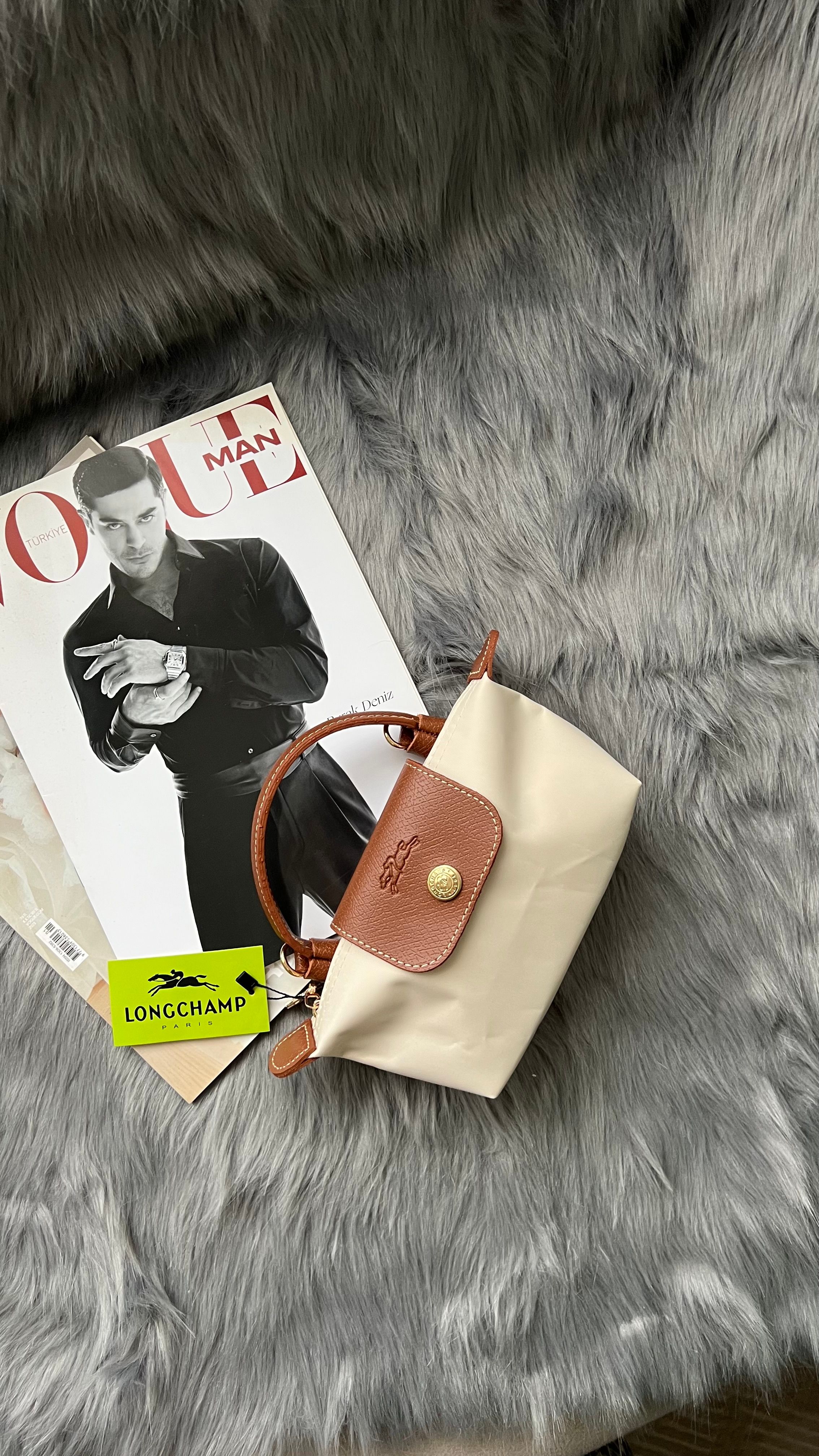 Longchamp Le Pliage Mini - Krem
