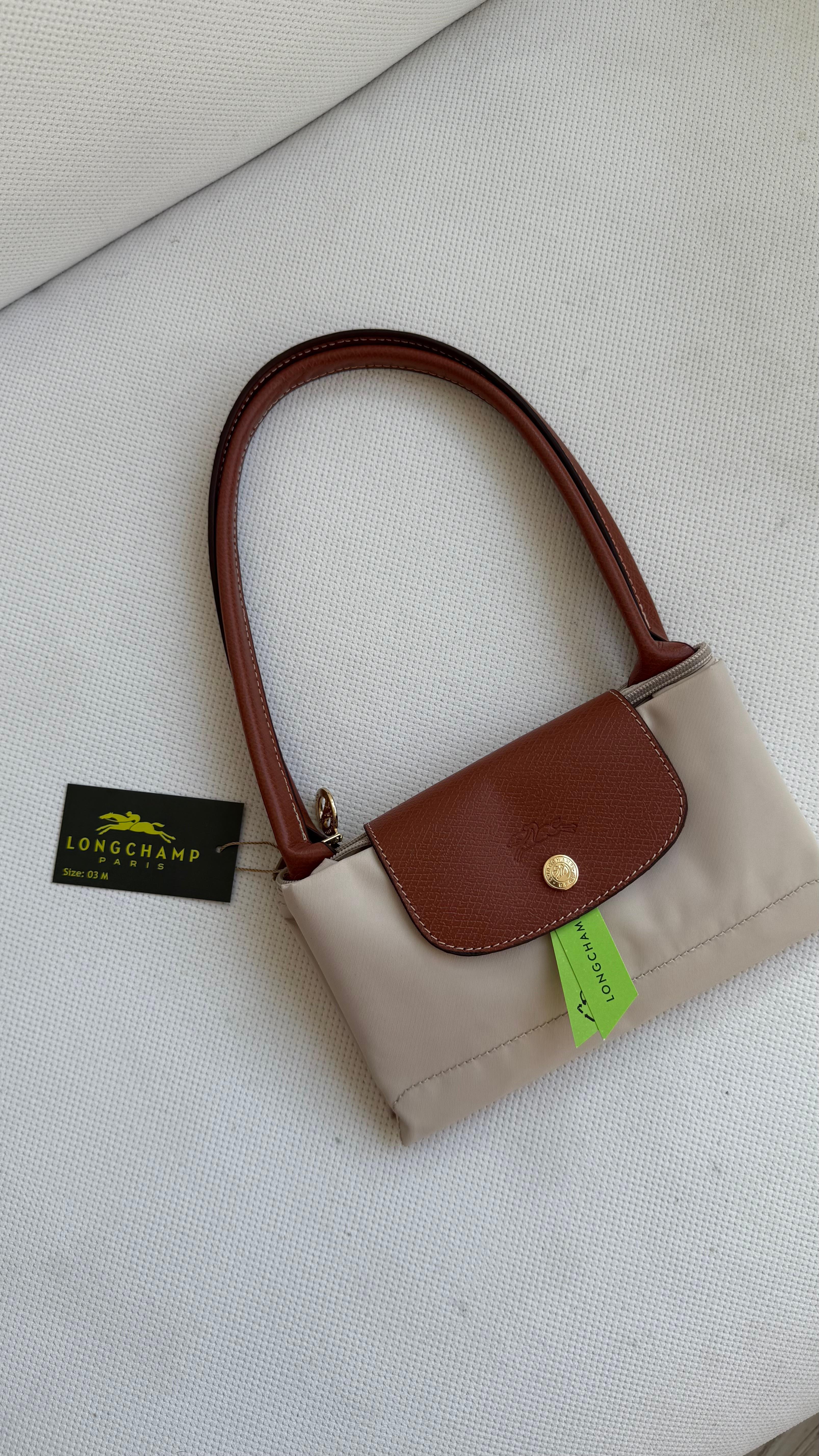 (İTHAL) Le Pliage Original Tote - KREM