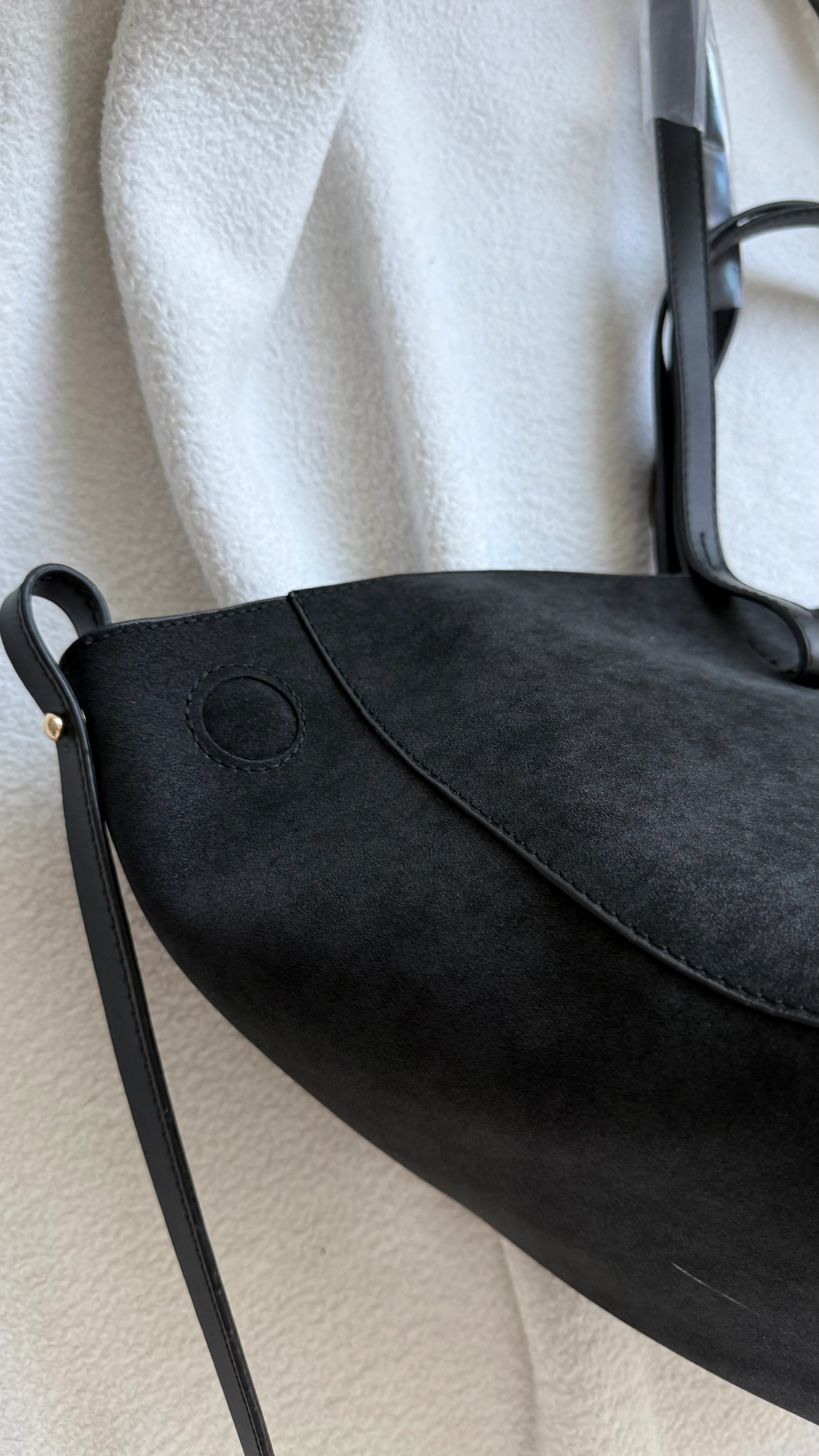 Polene Cyme Edition-SÜET SİYAH