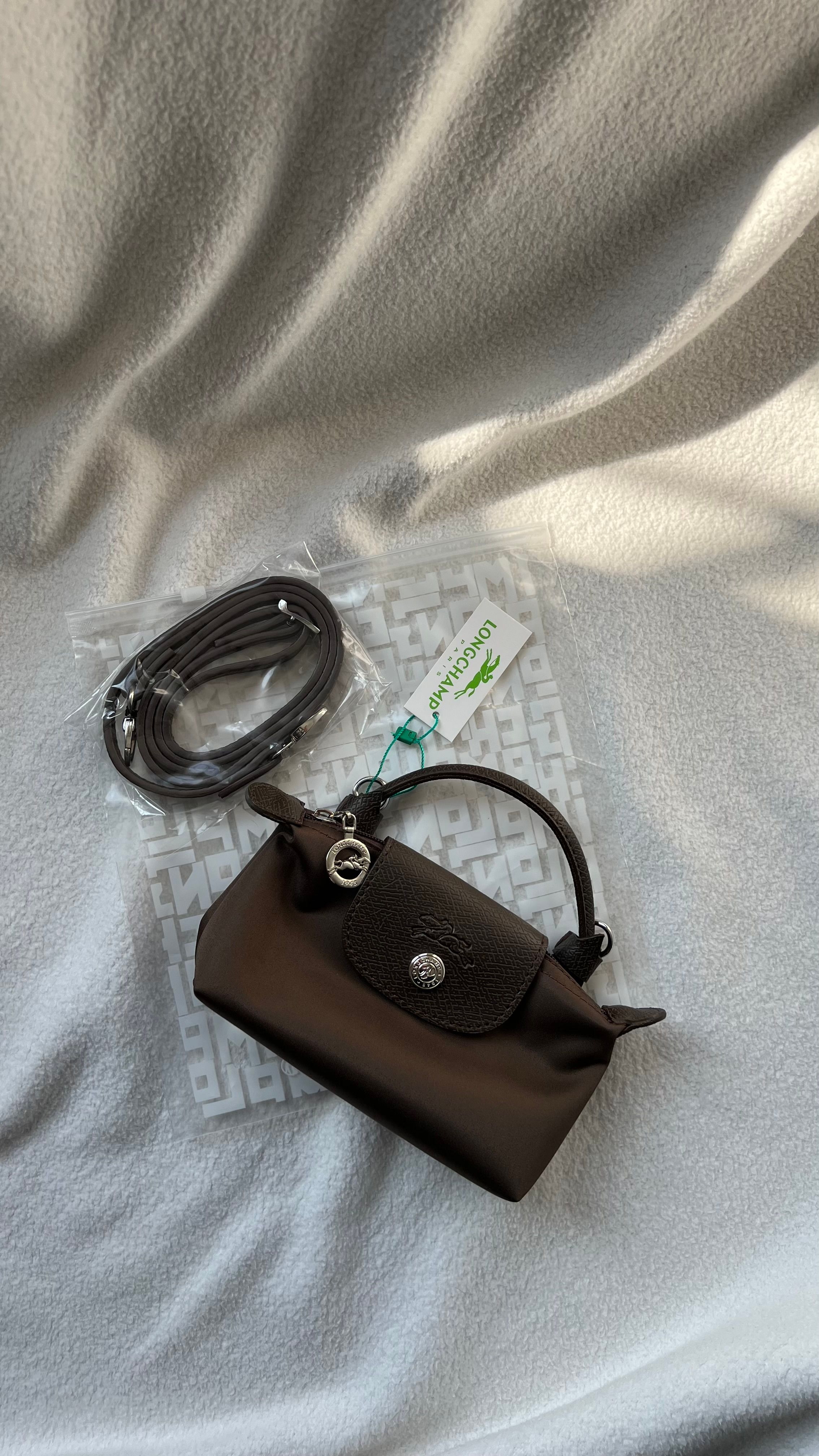 Longchamp La Pliage Mini - Acı Kahve
