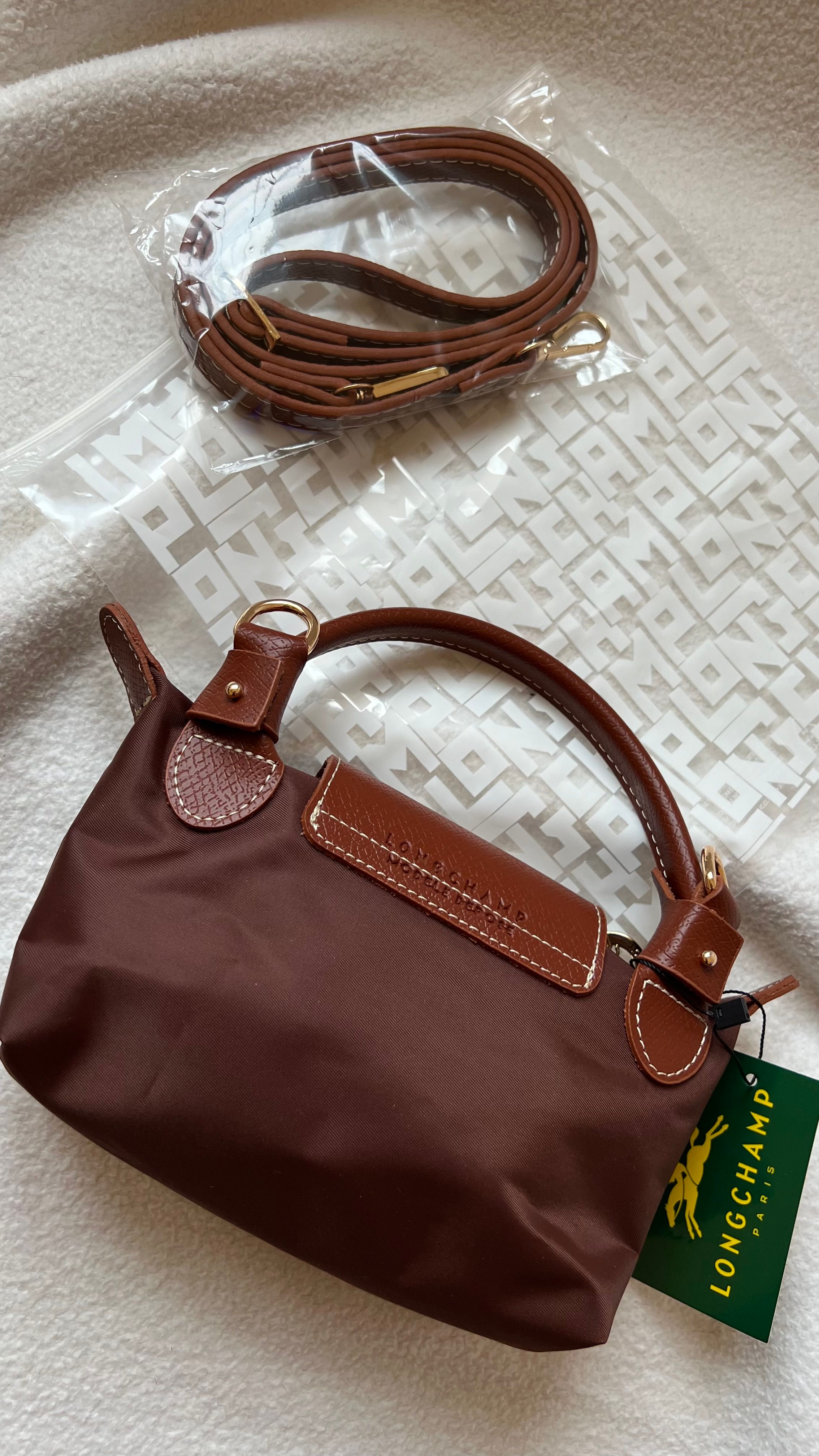 Longchamp Le Pliage Mini Mocha Color