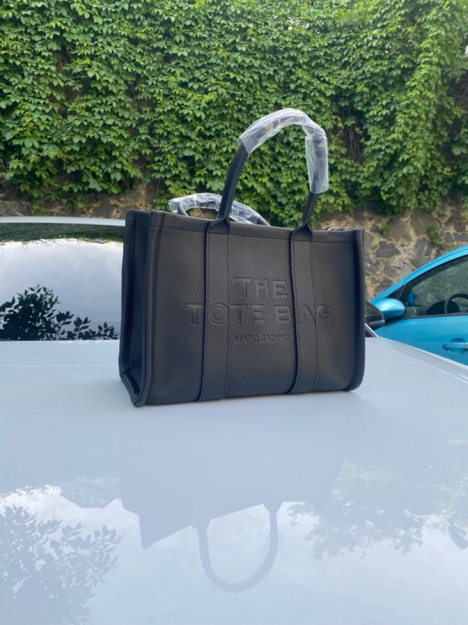 The Leather Tote Bag Siyah Deri