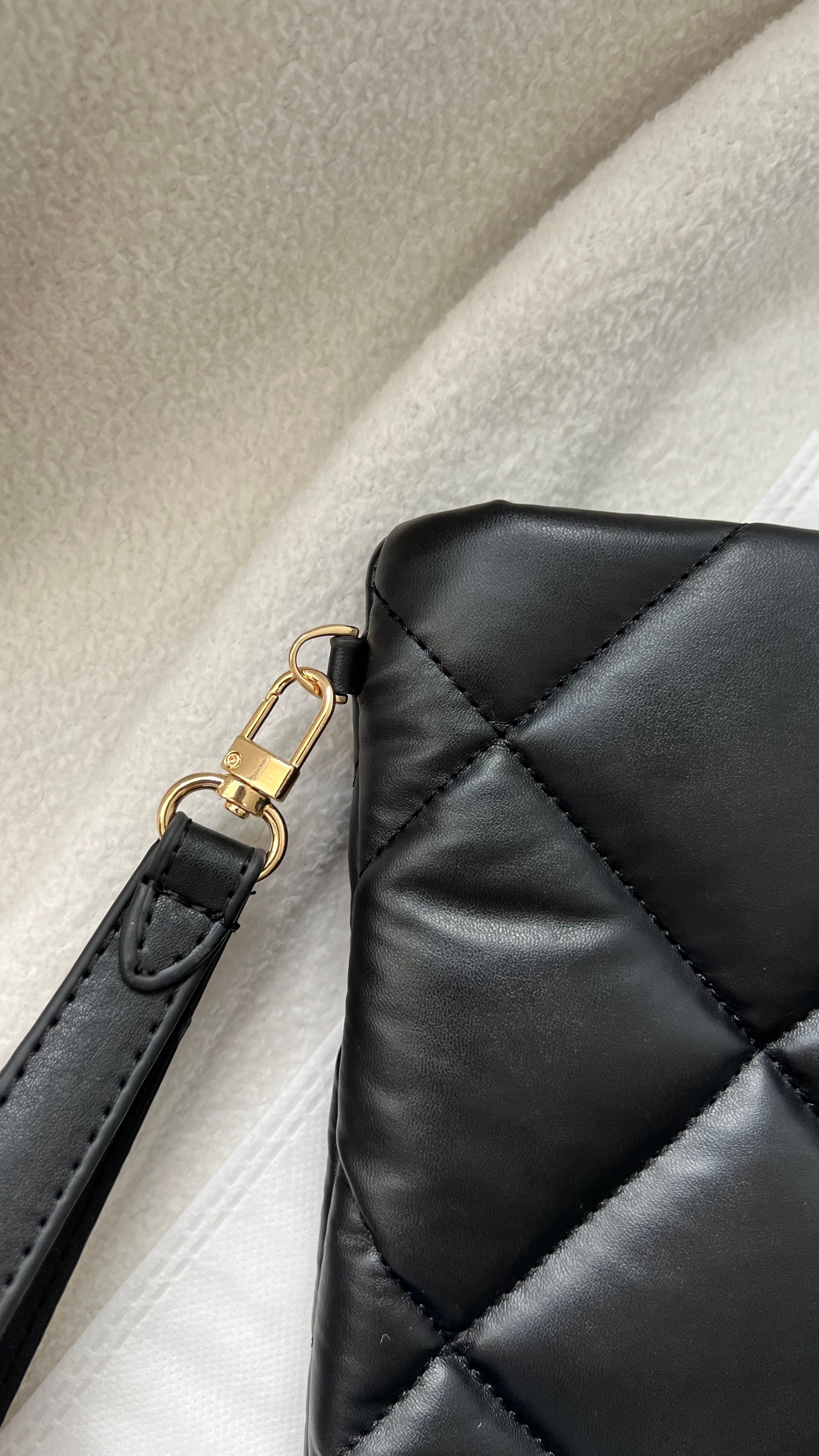BEYMEN Clutch&Omuz Çantası-Siyah
