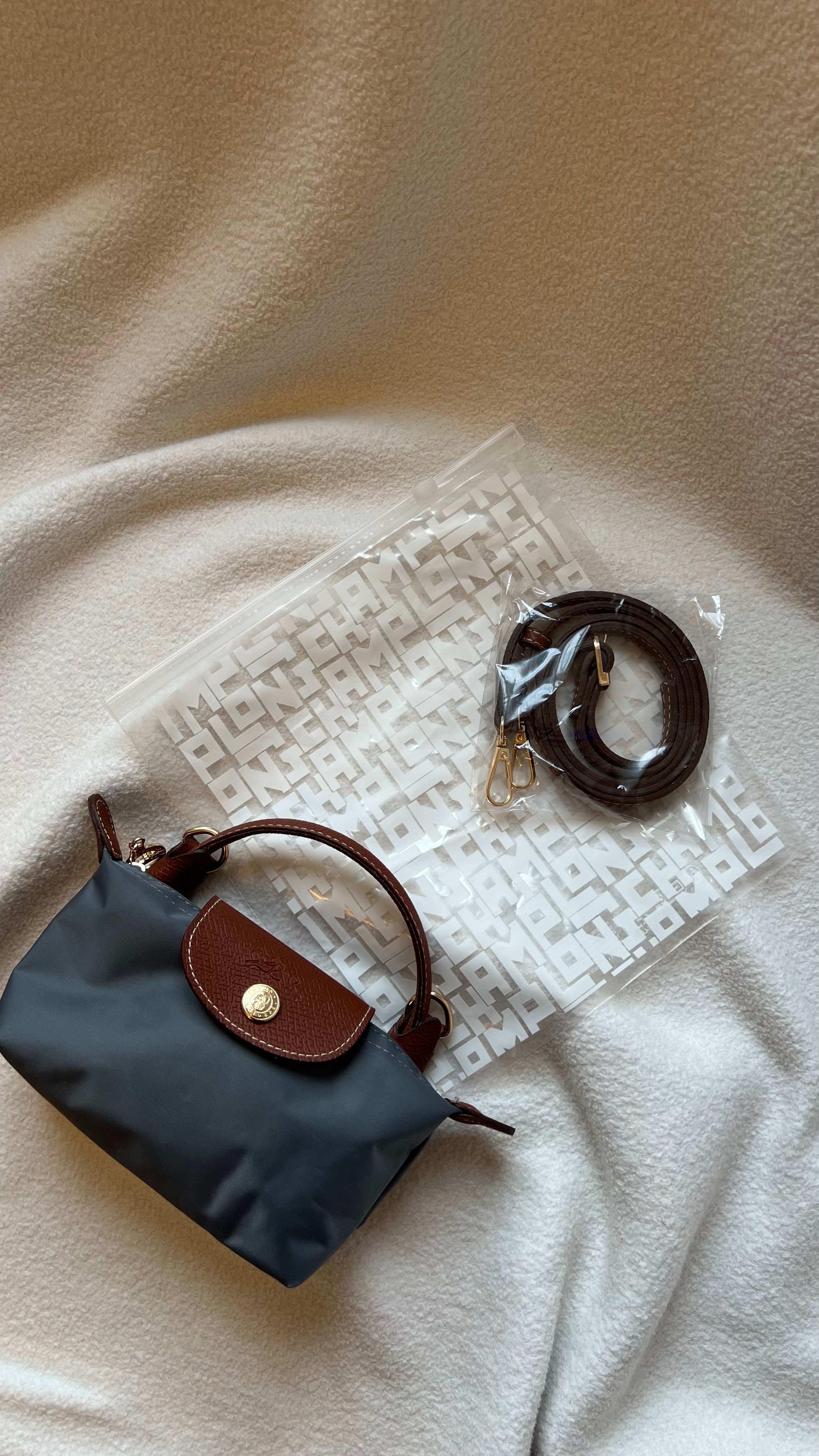 Longchamp La Pliage Koyu Gri-MİNİ
