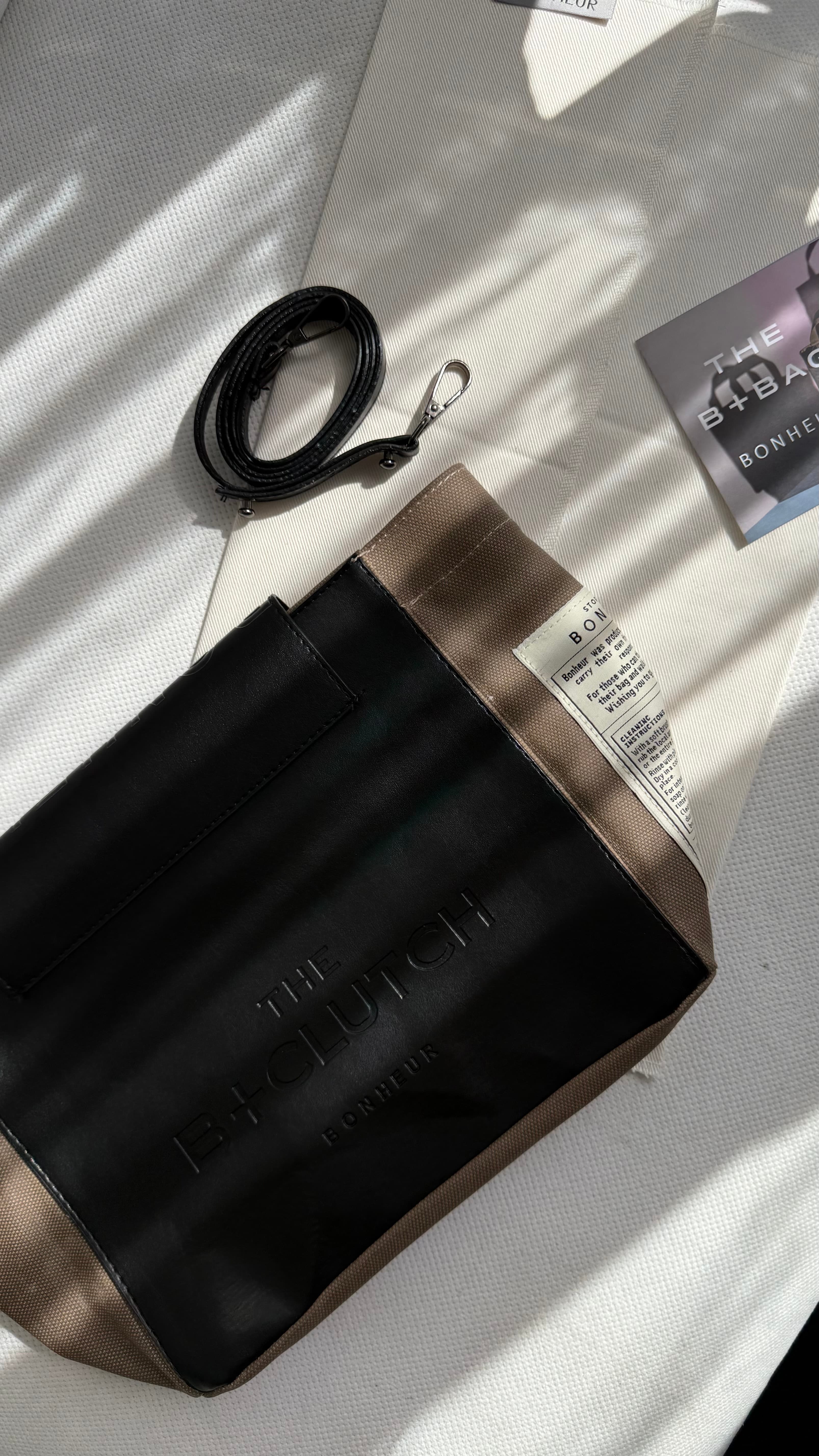 Bonheur Clutch+Bag N°6 CHOCOLATE MALT