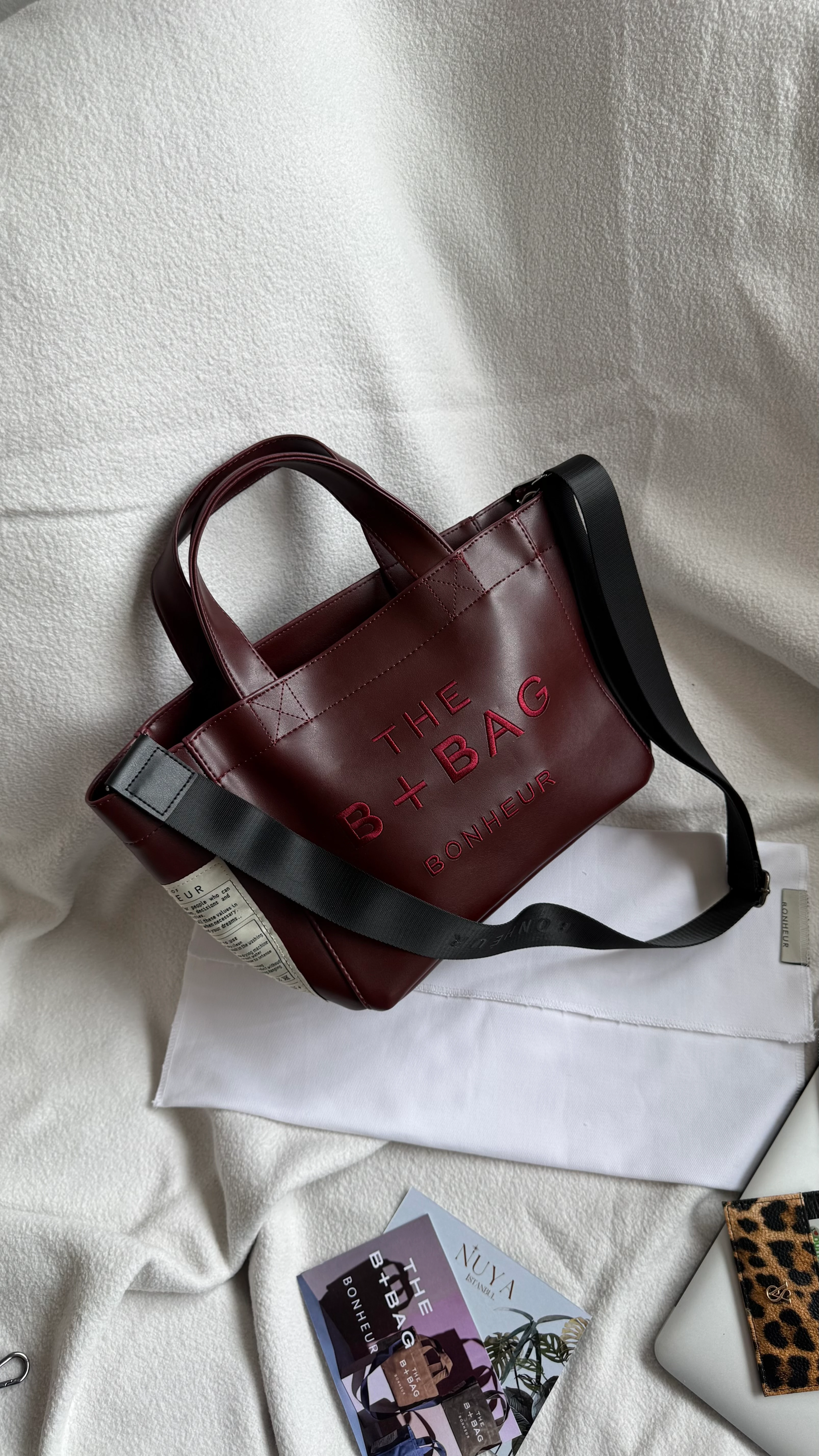 Bonheur VEGAN LEATHER BORDO PHANTOM