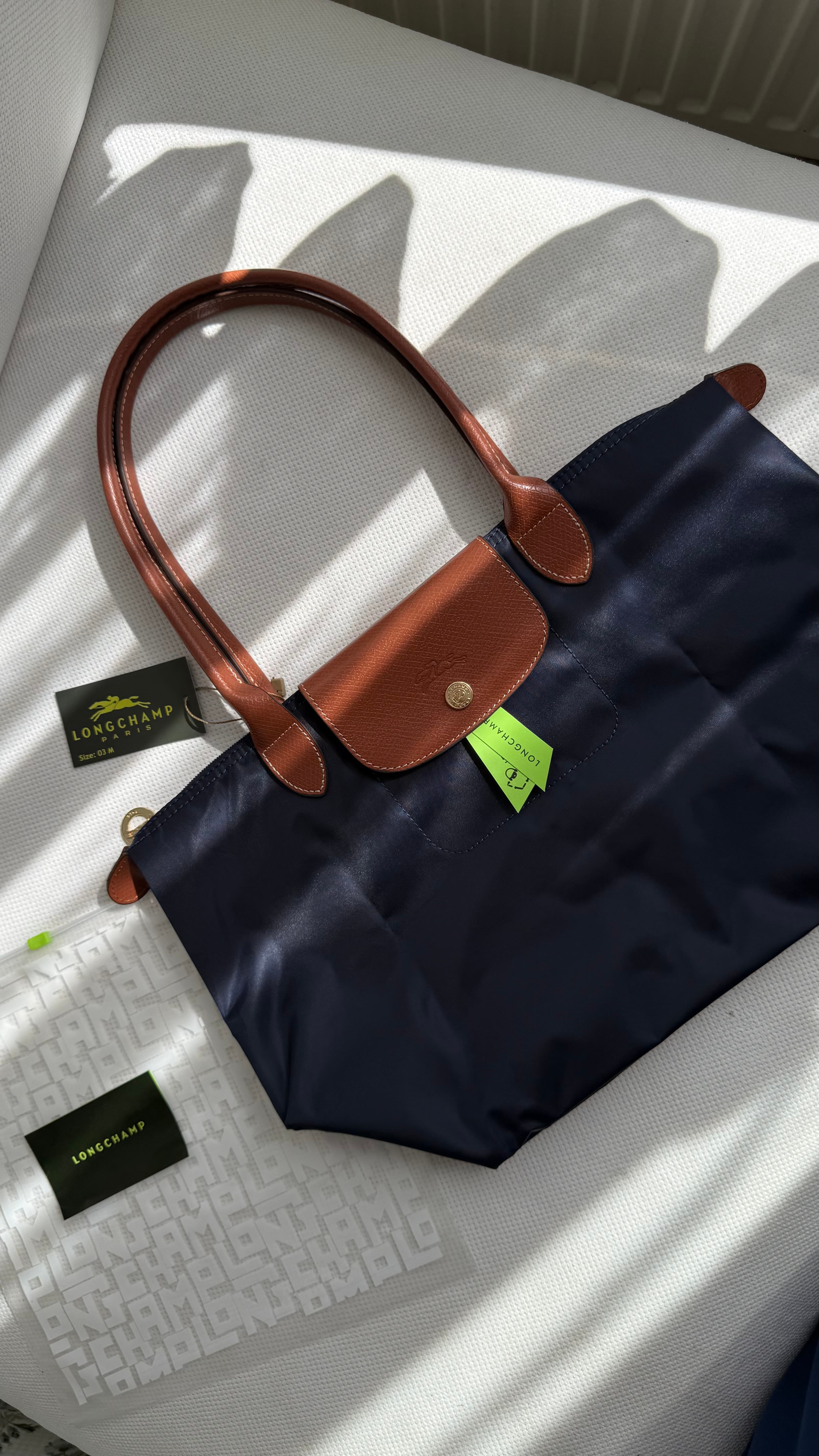 (İTHAL) Le Pliage Original Tote - LACİVERT